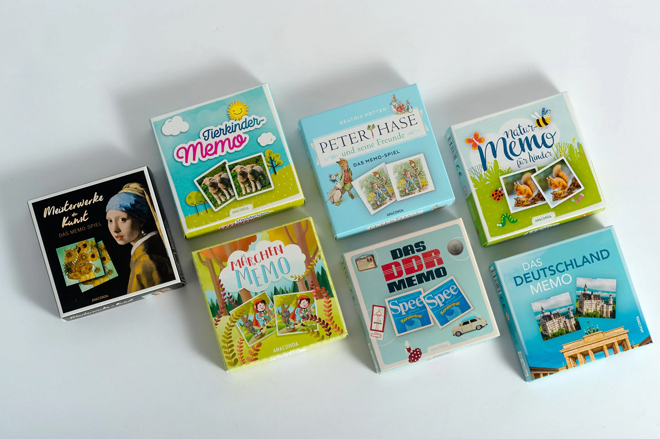 Meisterwerke der Kunst: Memo-Spiel mit 40 Spielkarten im Spielkarton