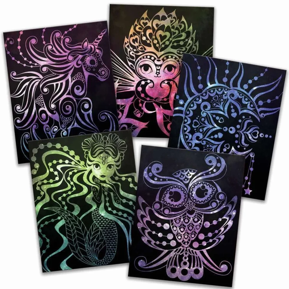 Nebulous Stars Scratch and Sketch Art Kit