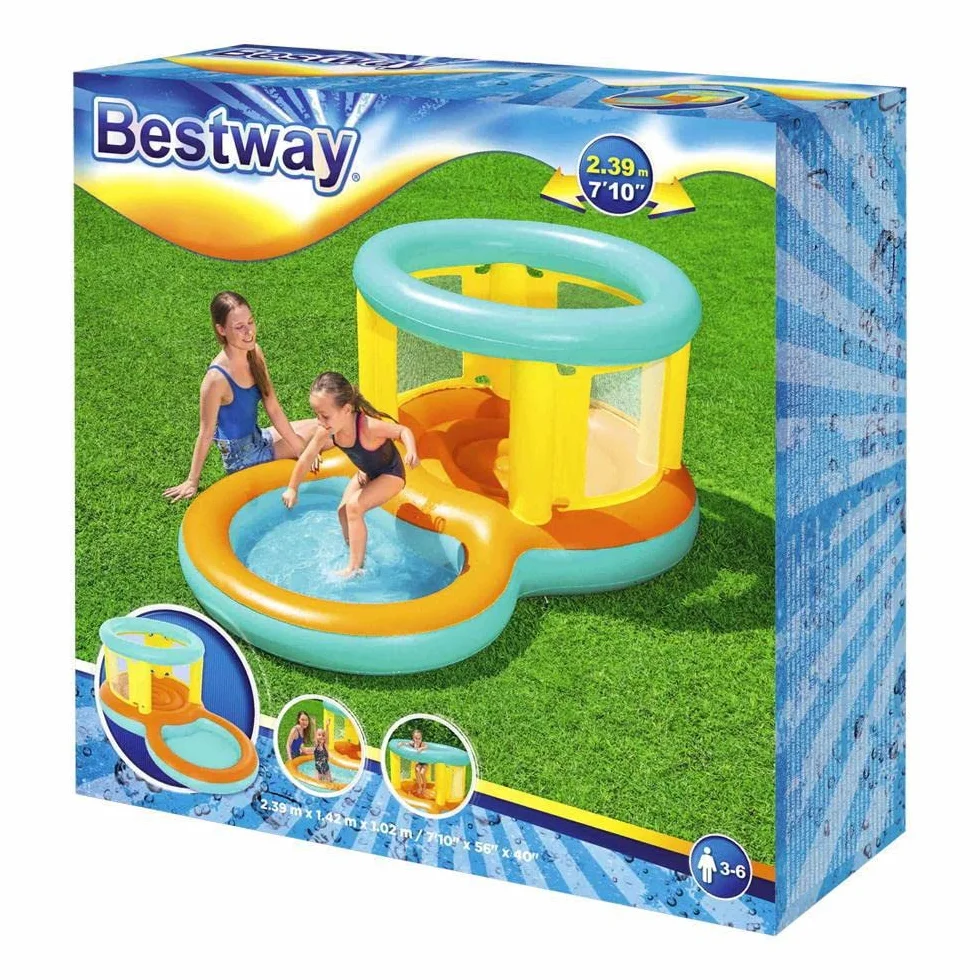 Bestway 1052385Xxx21 7'10" X 56" X 40"/2.39M X 1.42M X 1.02M Jumptopia Bouncer And Play Pool