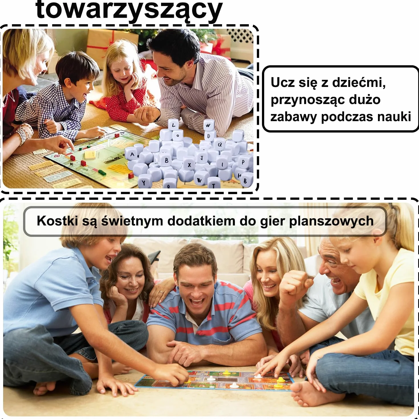 Akrylowe kości 20 mm z wygładzoną powierzchnią, sześciostronne kości z zaokrąglonym narożnikiem, puste białe kostki do gier planszowych, naklejka DIY, zabawa na imprezę, 20 szt., białe