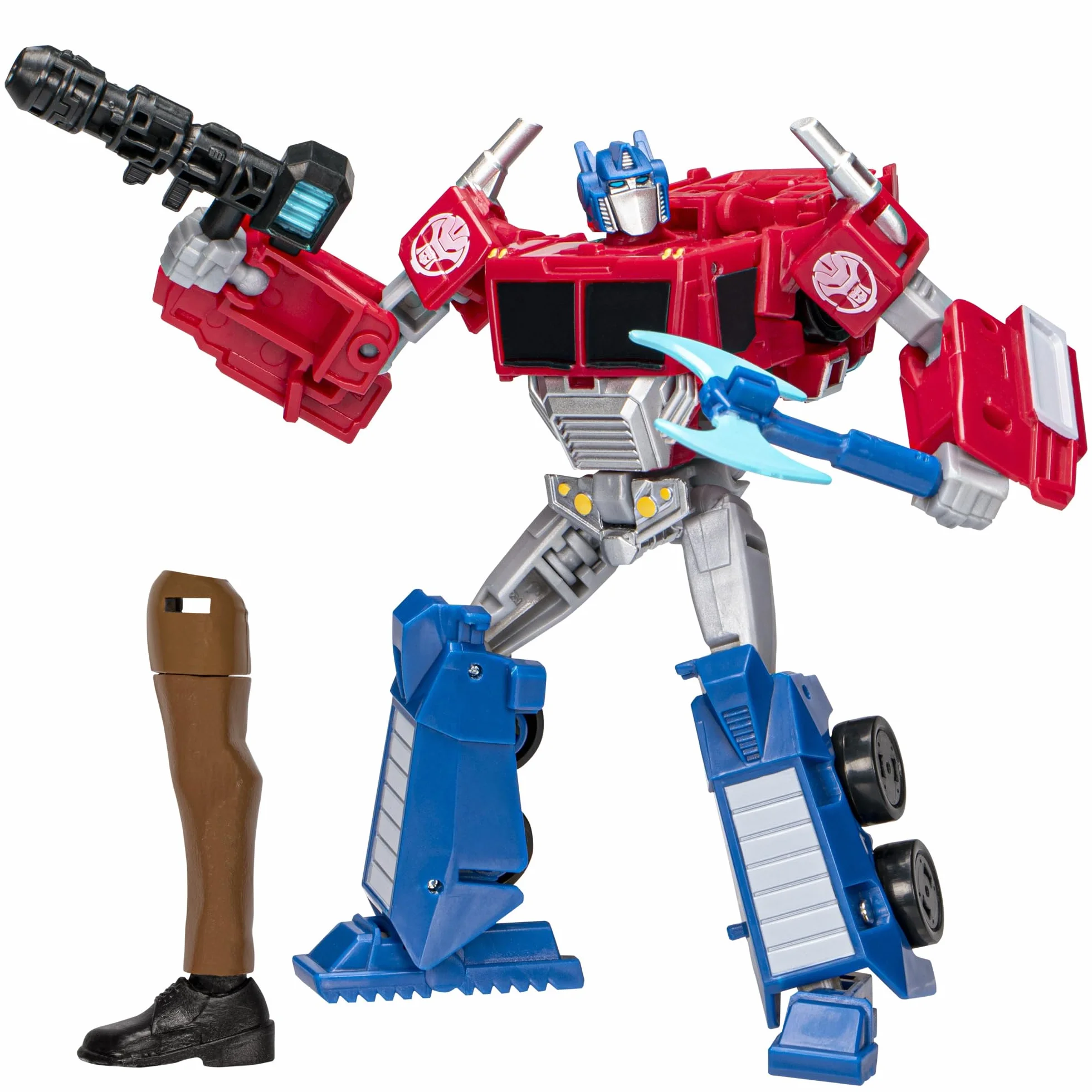 Transformers EarthSpark, Optimus Prime Class Deluxe Figurka, 12,5 cm, zabawka robota dla dzieci, od 6 lat