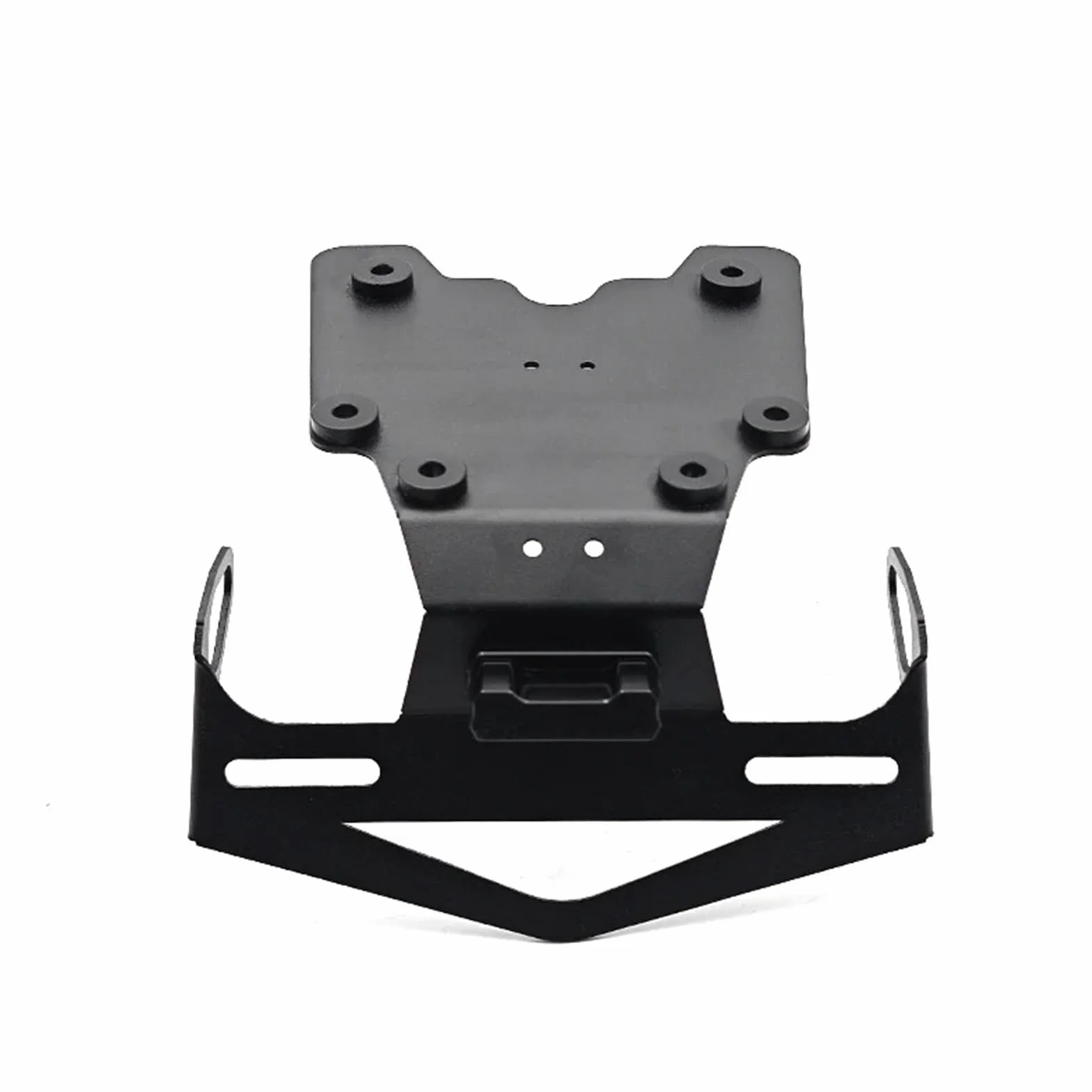 Uchwyt tablicy rejestracyjnej Uchwyt tablicy rejestracyjnej pasuje do Yamaha Tenere 700 XTZ 700 T700 T7 2019-2024 LED Light Fender Motorcycle(BLACK NOLOGO)
