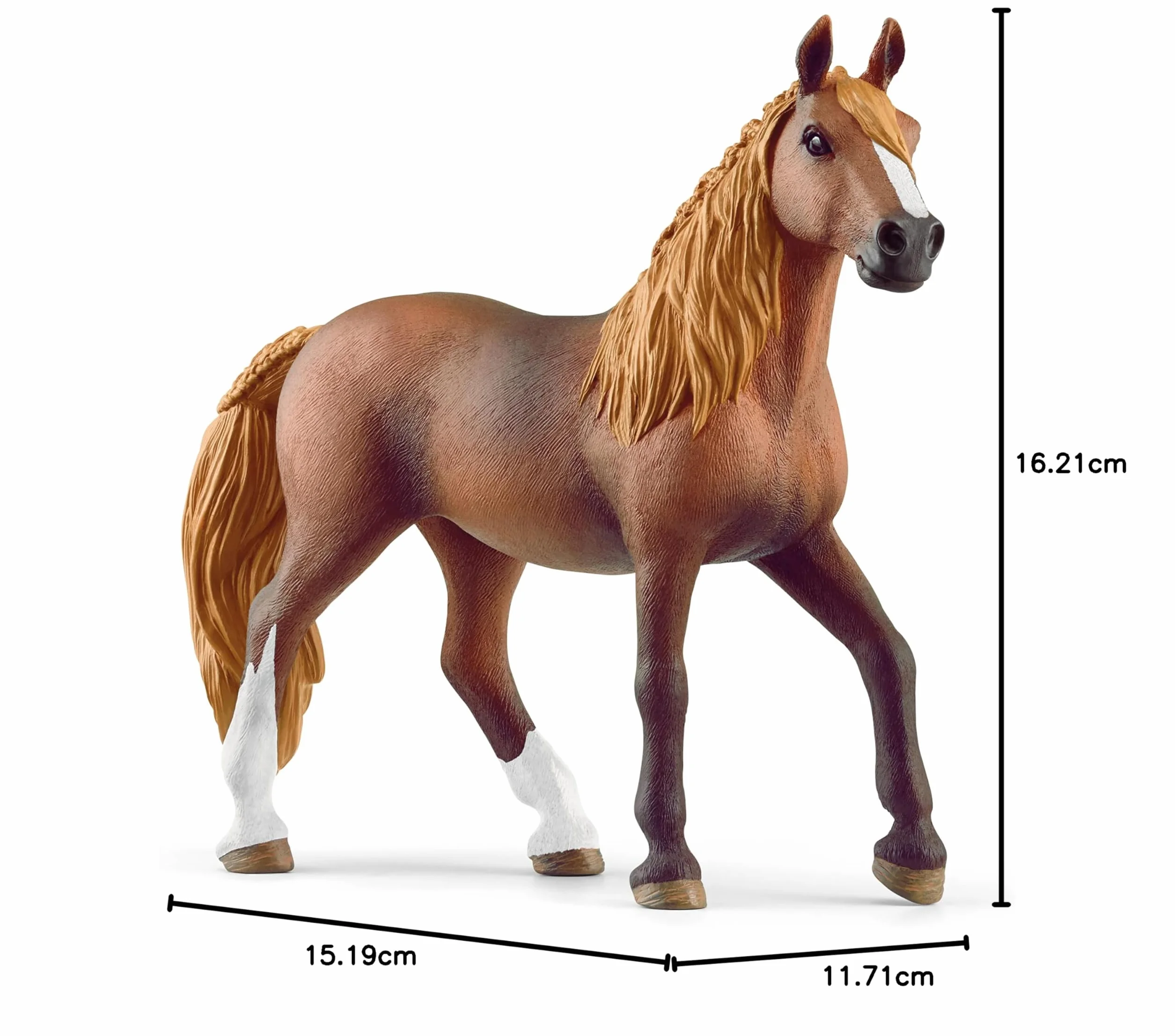 schleich 13953 Klacz rasy paso peruwiański, od 5 lat, HORSE CLUB - figurka, 3 x 14 x 12 cm