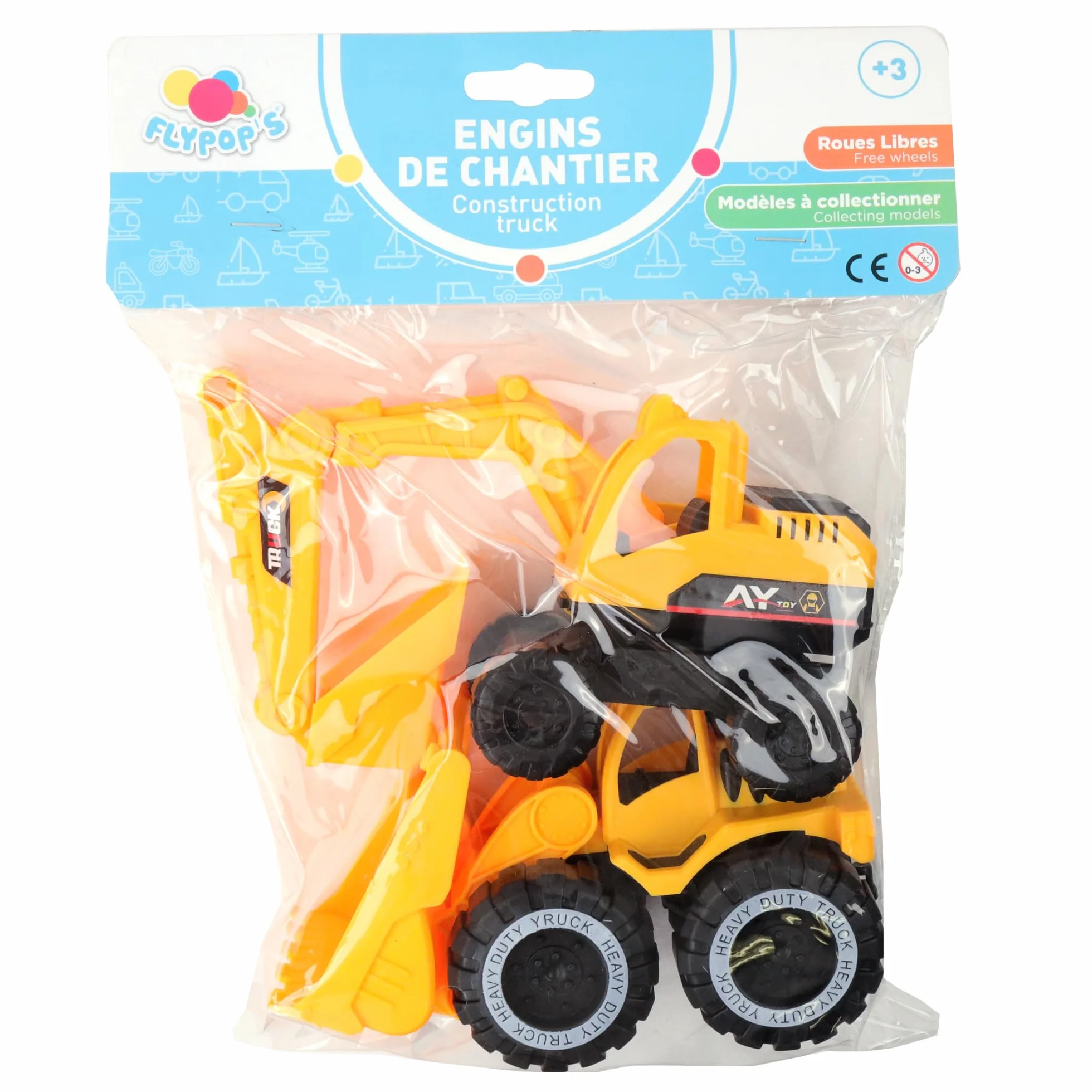 Bouwtruck - Interventievoertuigen - 022773 - Willekeurig model - Kunststof - 1/24 - Vrij rollende voertuigen - Werk - Kinderspeelgoed - Vanaf 3 jaar