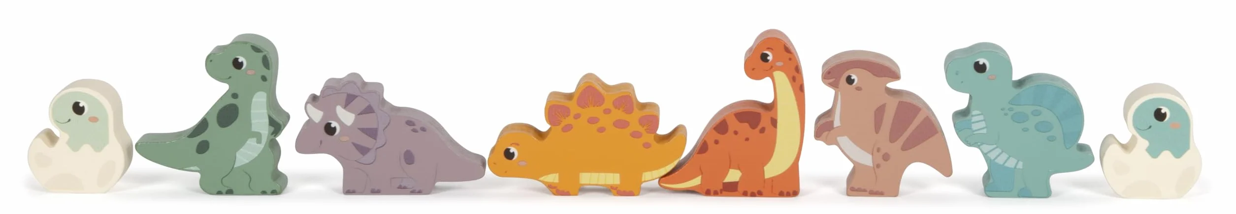 Drewniane Klocki konstrukcyjne Dino Small Foot