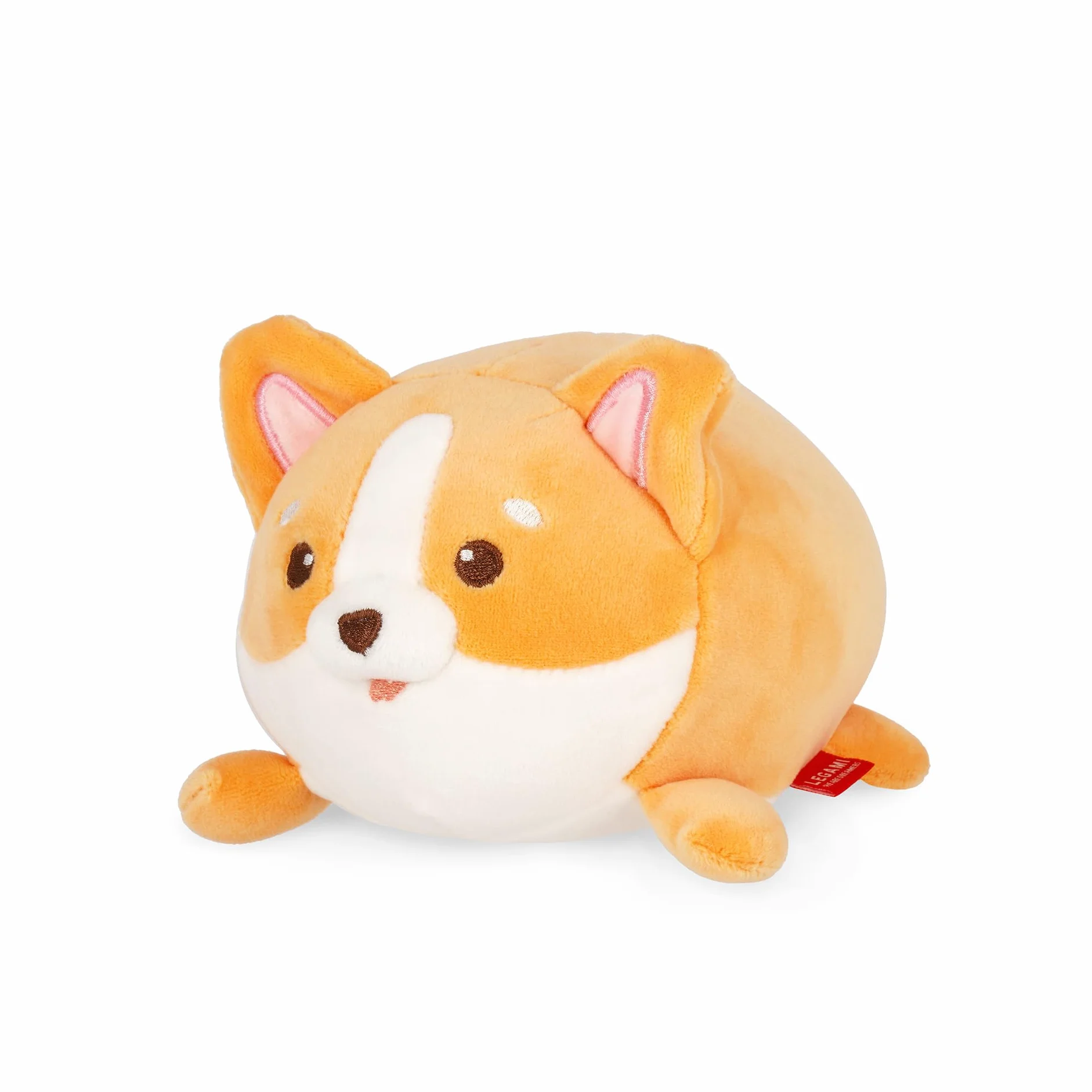 Legami - Super miękki pluszak, motyw corgi, mini format, z możliwością personalizacji, do stania, 14 x 15 x 12 cm, pomarańczowy