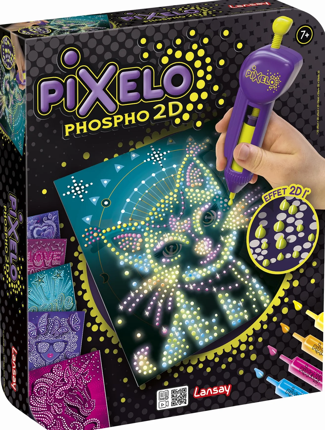 Lansay- Pixelo Zabawka, 20285, Wielokolorowy, Jeden Rozmiar