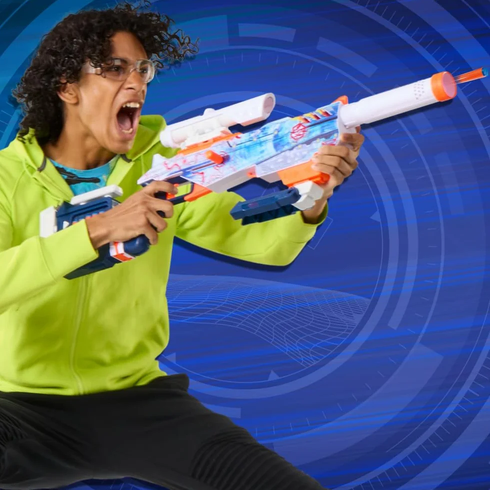Wyrzutnia Nerf Loadout Arctic Zerostriker i strzałki N1