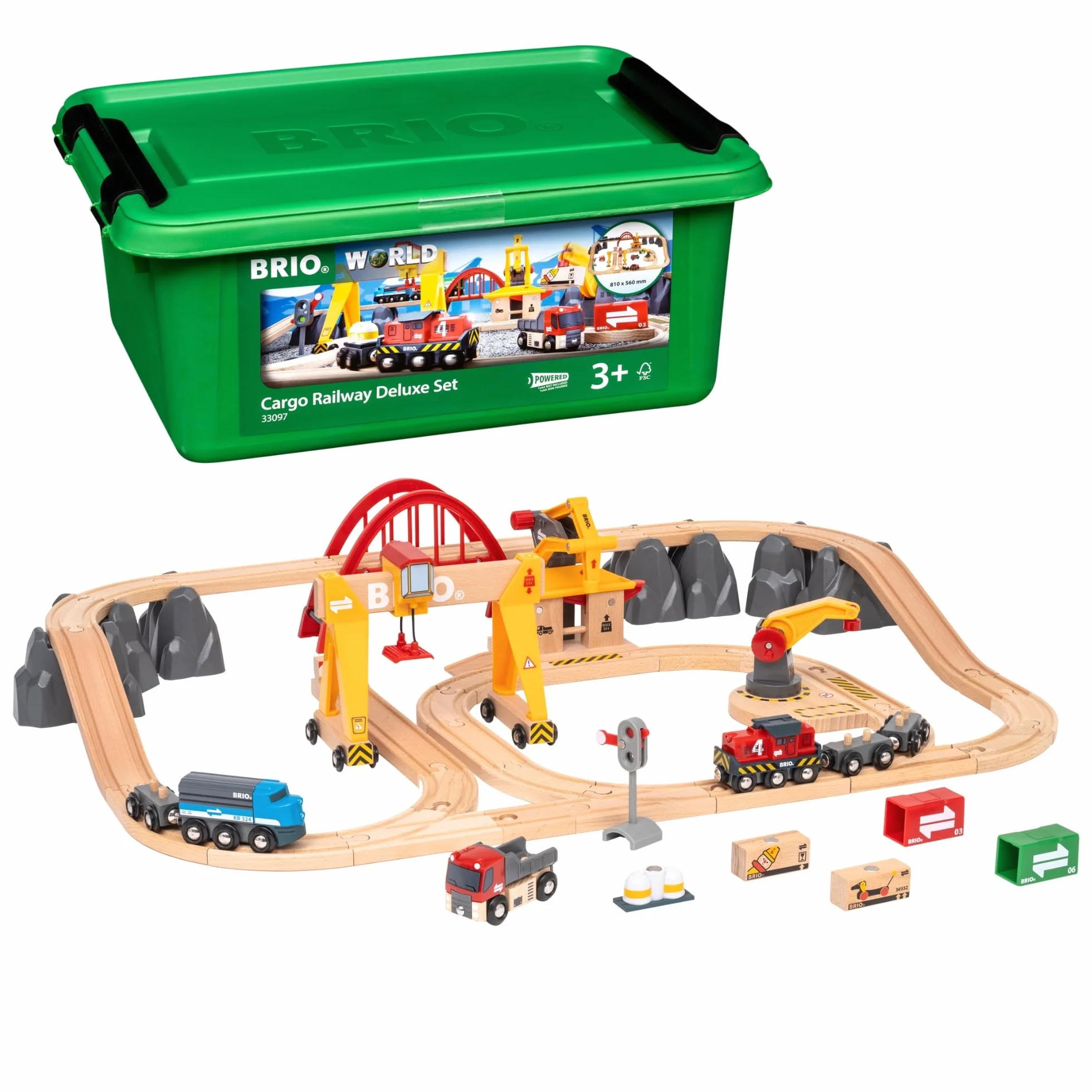 Brio 63309700 Cargo (63309700) Bezpieczna Zabawka Dla Dzieci Powyżej 3 Lat