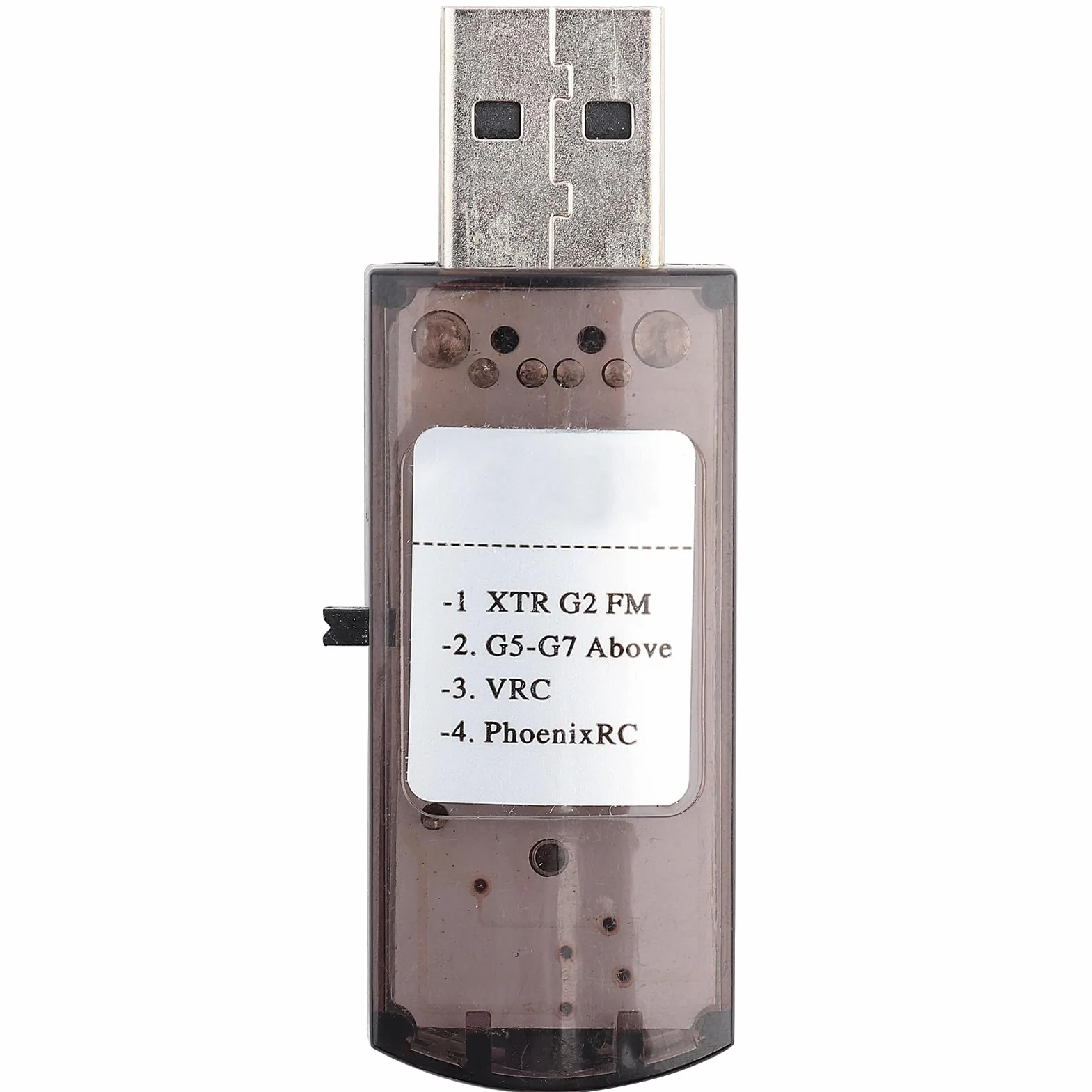 22 w 1 RC Simulator Cable, Symulator Samolotu RC USB z Kablami, Obsługa Real G7 G6 G5 USB Simulator, Dostępna Aktualizacja Online, 4 Przełączniki Suwakowe do Wyboru Trybu