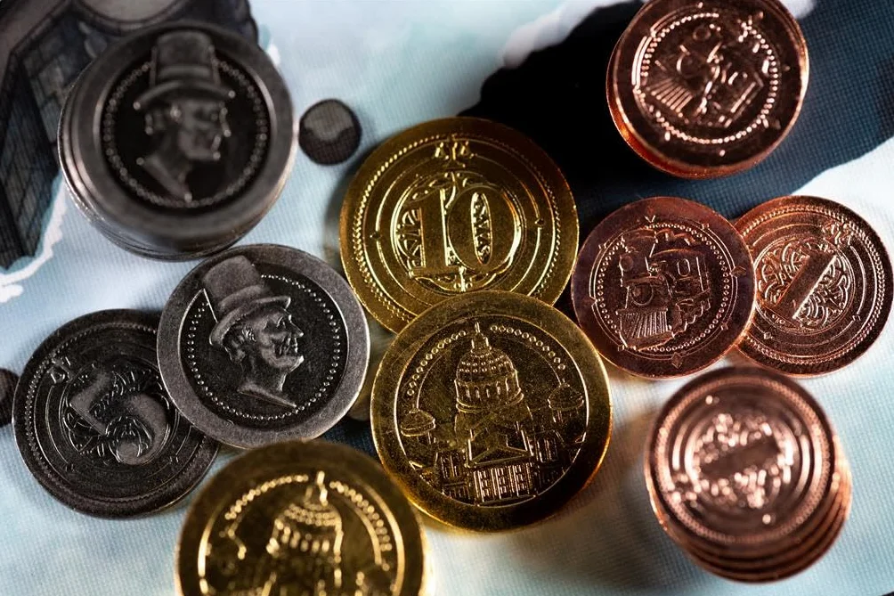 Metal Industrial Coins Set (50pcs)