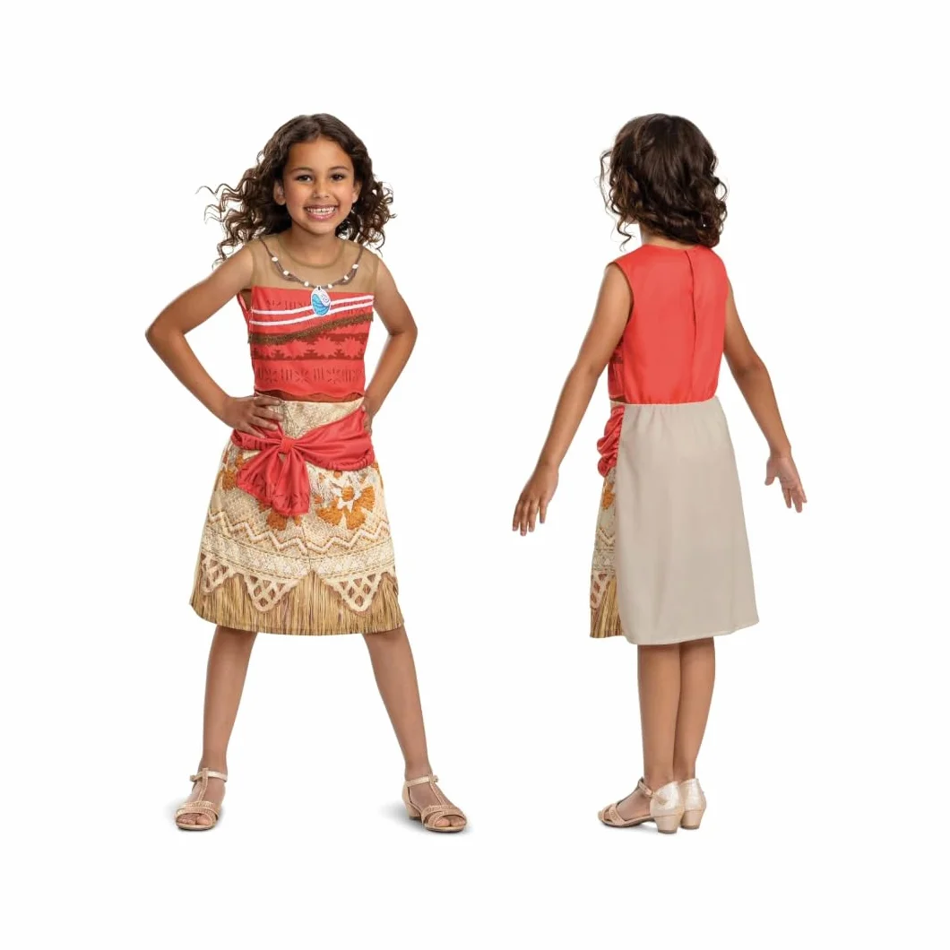 Disney Oficjalny kostium Fantazyjny kostium Księżniczki Moana dla dziewczynki