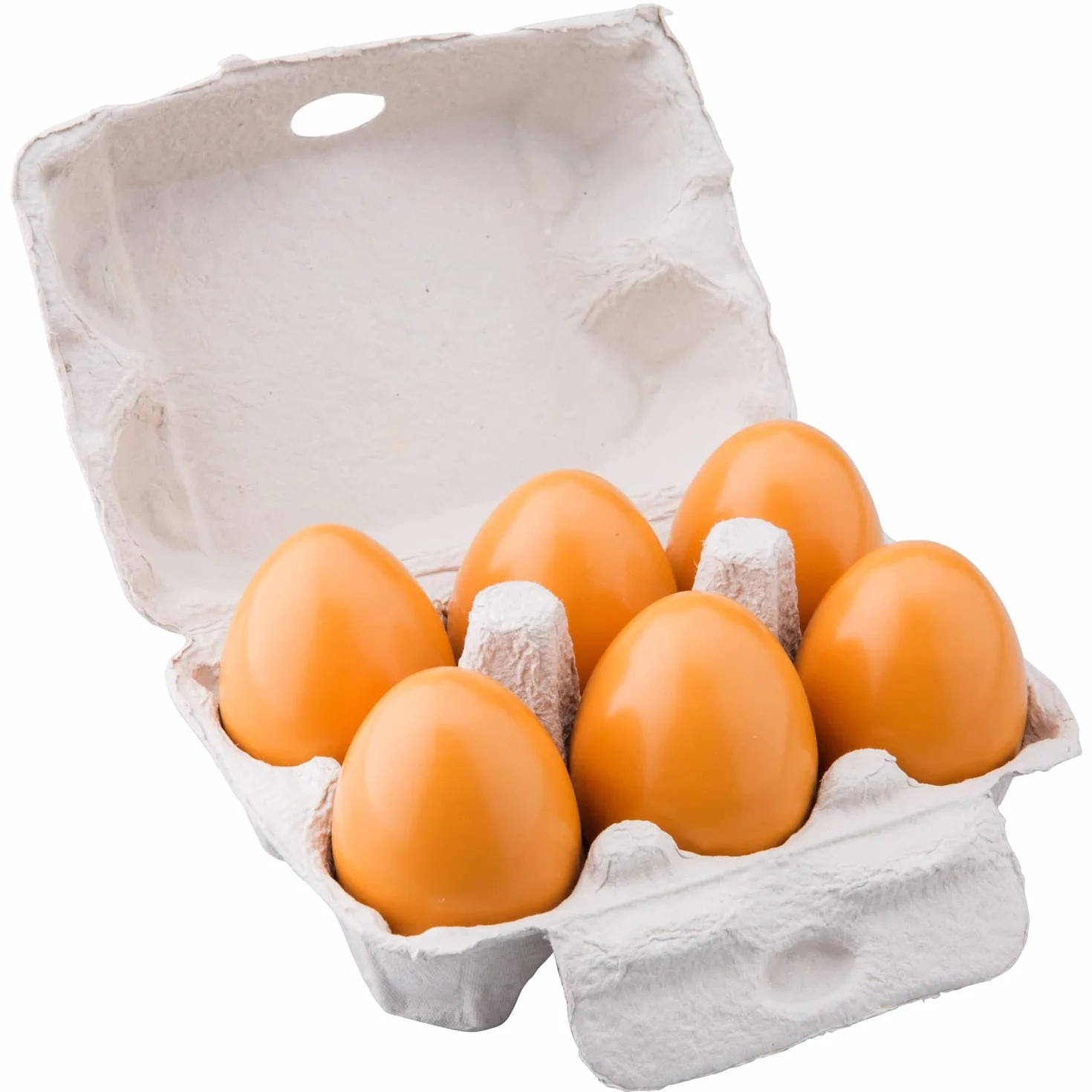 New Classic Toys - Drewniane jajka - 6 sztuk, 10596, Multi Color