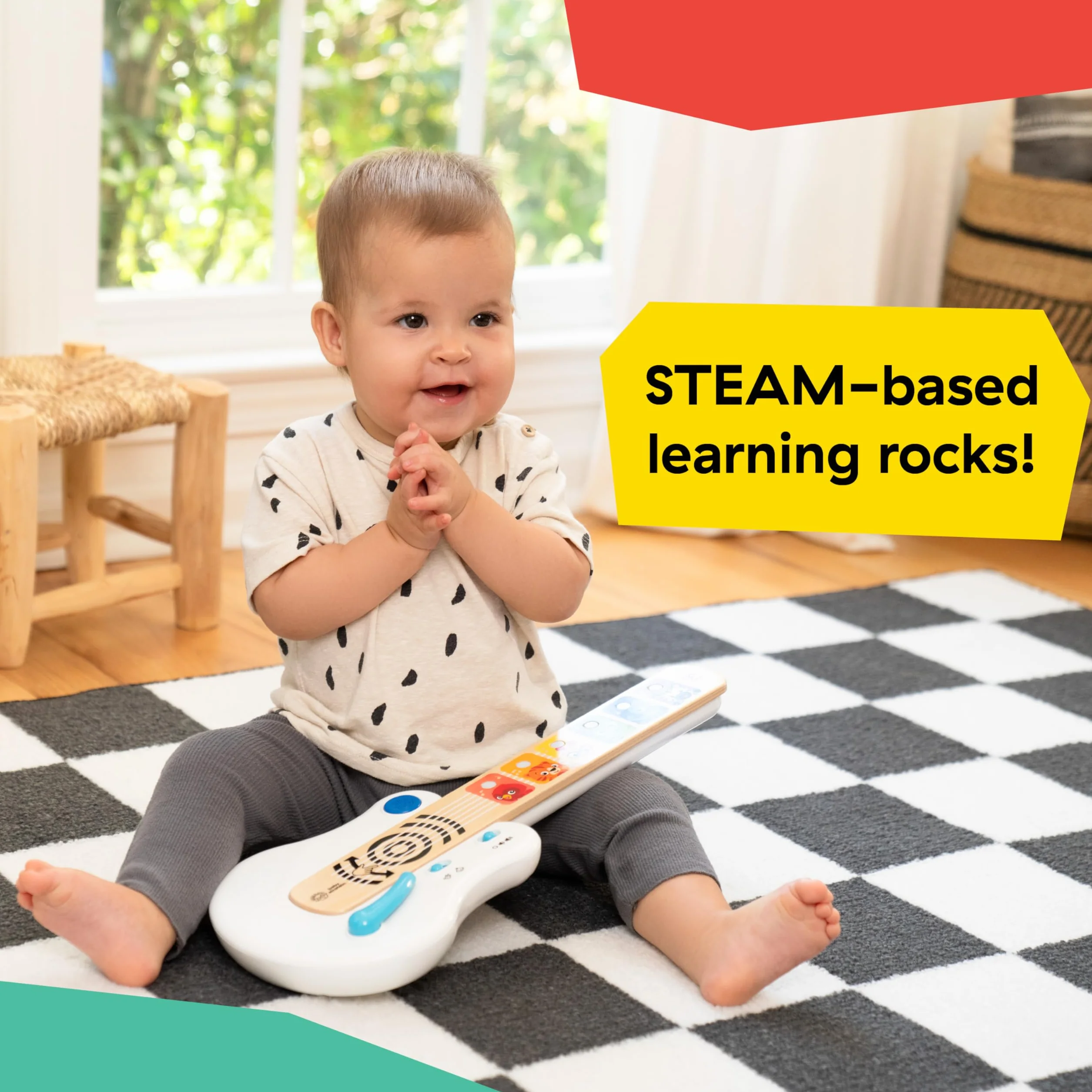 Baby Einstein 12396 Elektroniczna Zabawka Gitara, Wielokolorowy