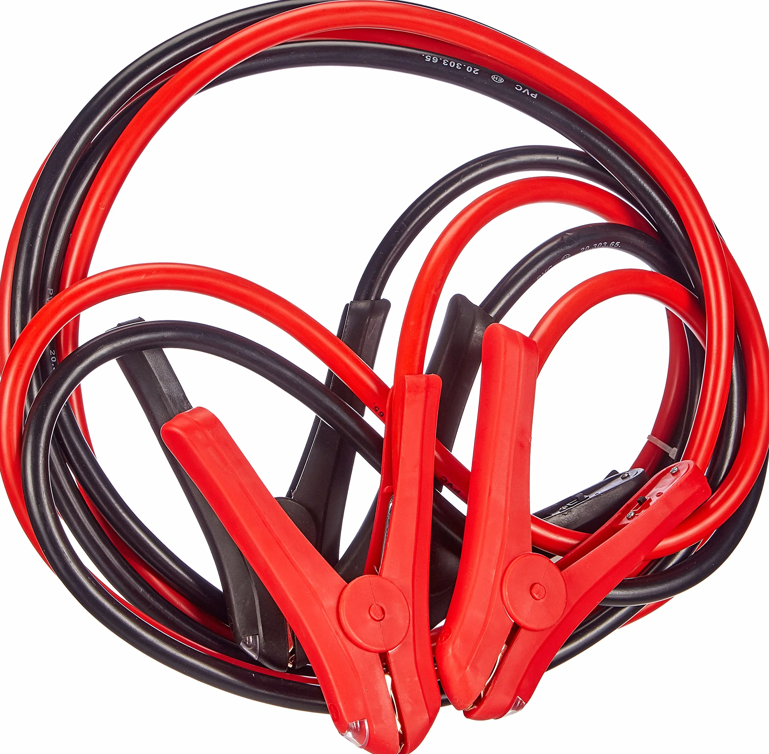 Einhell 2030365 Kabel Rozruchowy Do Silników Benzynowych i Diesla, Czerwono/Czarny, 3,5 m