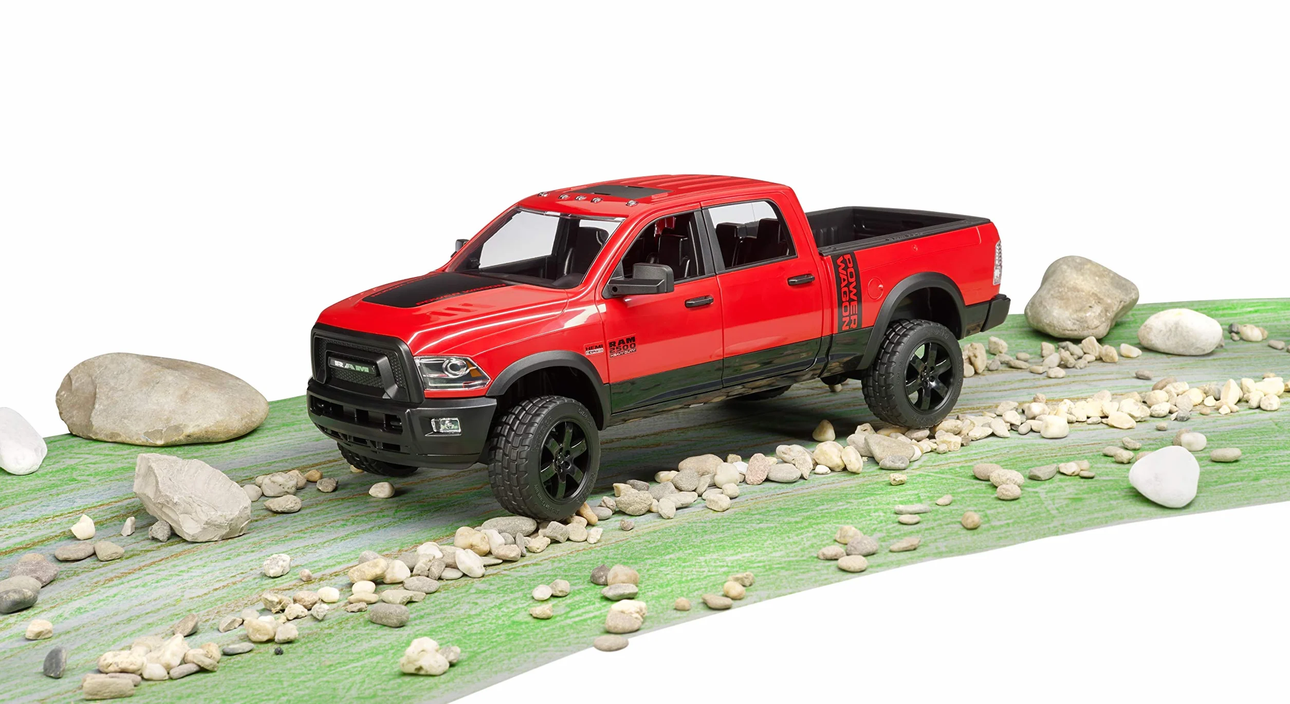 bruder 02500 - RAM 2500 Power Wagon - 1:16 Pojazdy, Pick-up, 4x4, Ciężarówka z platformą, Samochód, Jeep, Zabawki