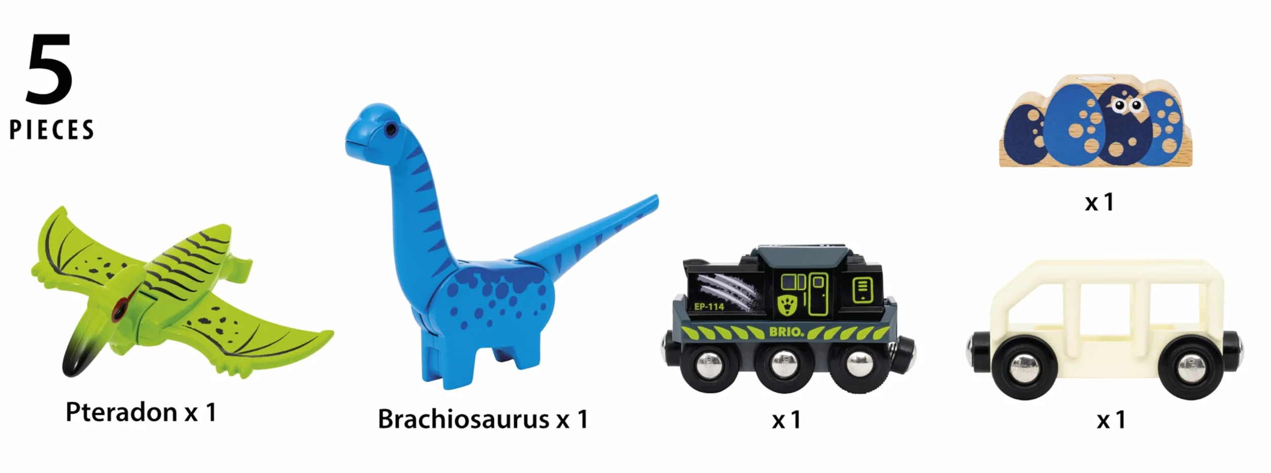 BRIO World - Dinosaurier Batteriezug