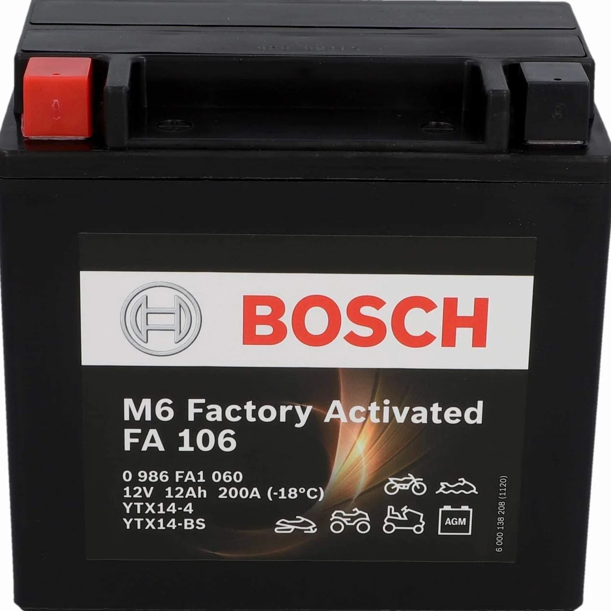 Akumulator BOSCH 12V 12Ah 200A