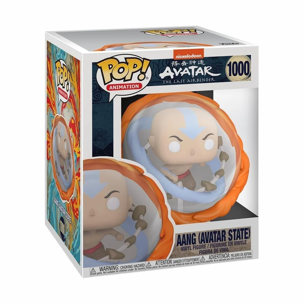 Funko Pop! Super: Avatar - Aang (Avatar State) Figurka Kolekcjonerska, Wielokolorowy, od 3 lat