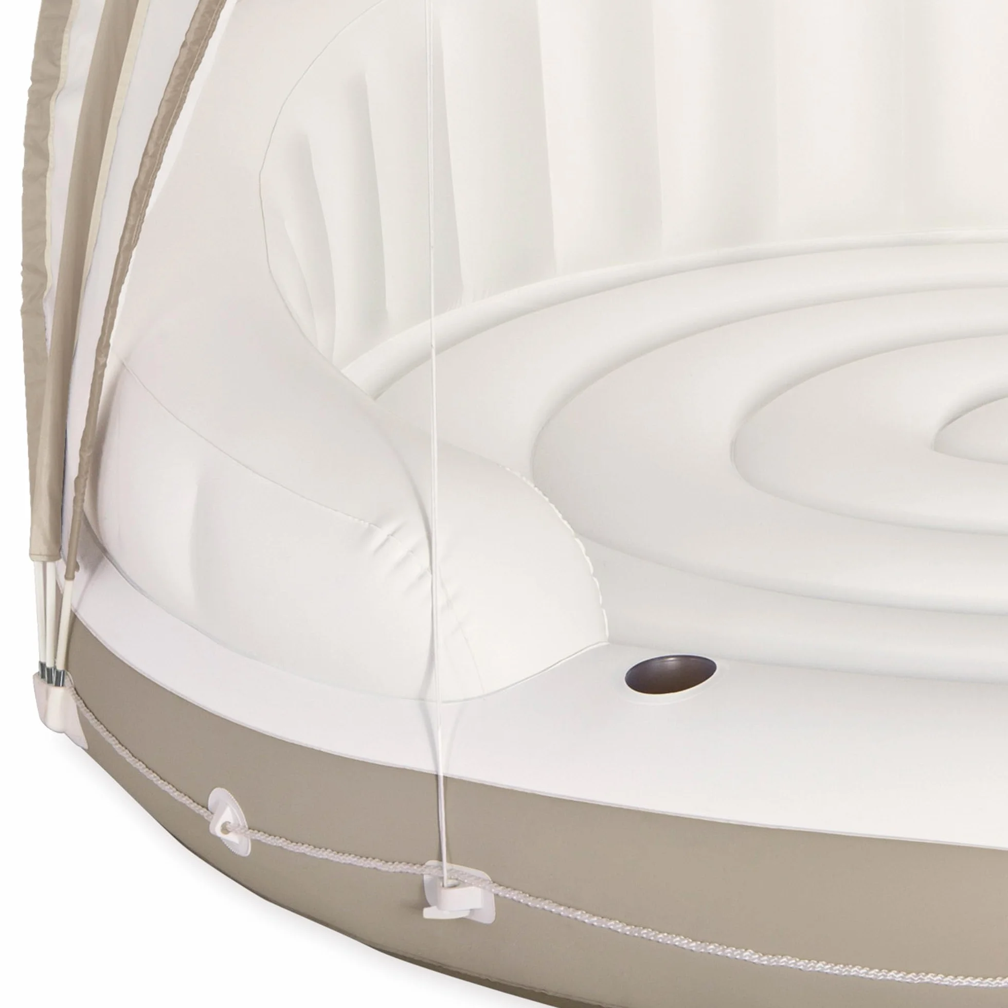 Intex 58292EU Canopy Island Kanapa Dmuchana Do Relaksu, Wielokolorowa, 180 x 153 cm