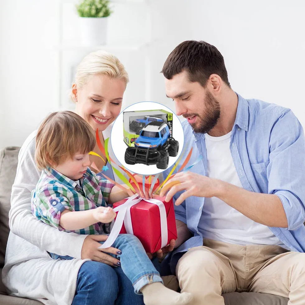 OSDUE Zdalnie sterowany samochód dla dzieci w wieku 2-12 lat, 2,4 Ghz zdalnie sterowany samochód zabawka, samochód wyścigowy z pilotem, prezent urodzinowy dla chłopców dziewcząt dzieci 2 3 4 5+ lat
