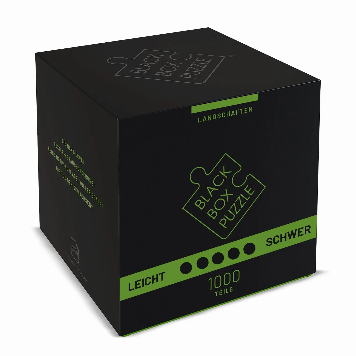Black Box Puzzle 1000 elementów, czarne pudełko puzzle z motywem niespodzianki bez szablonu, Impossible Puzzle ciężkie dla dorosłych i dzieci od 14 lat, Puzzle Box Krajobraz Edition 2021