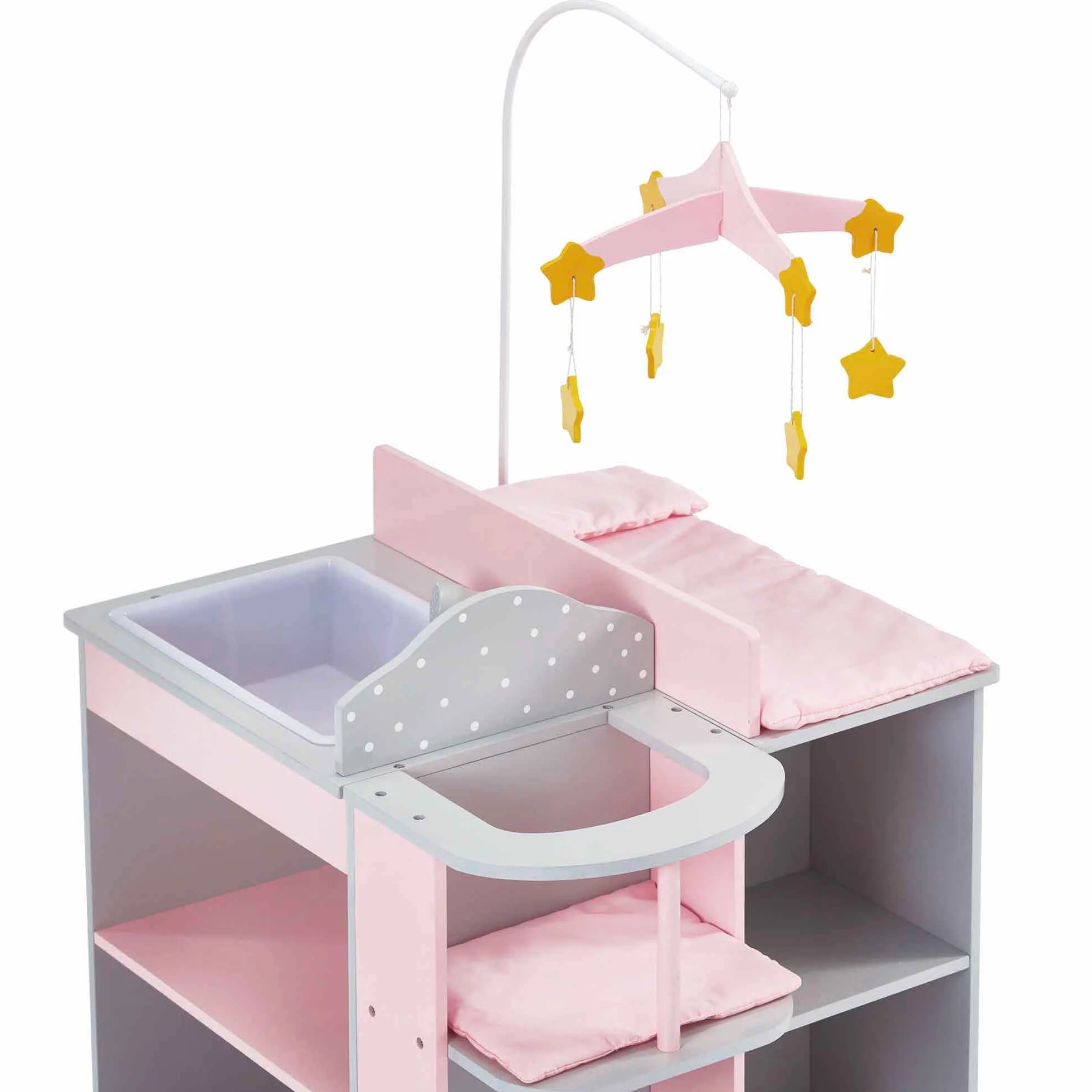 Olivia's Little World Ró?owy Przewijak i Schowek dla Lalek od Olivia's World TD-0203AG