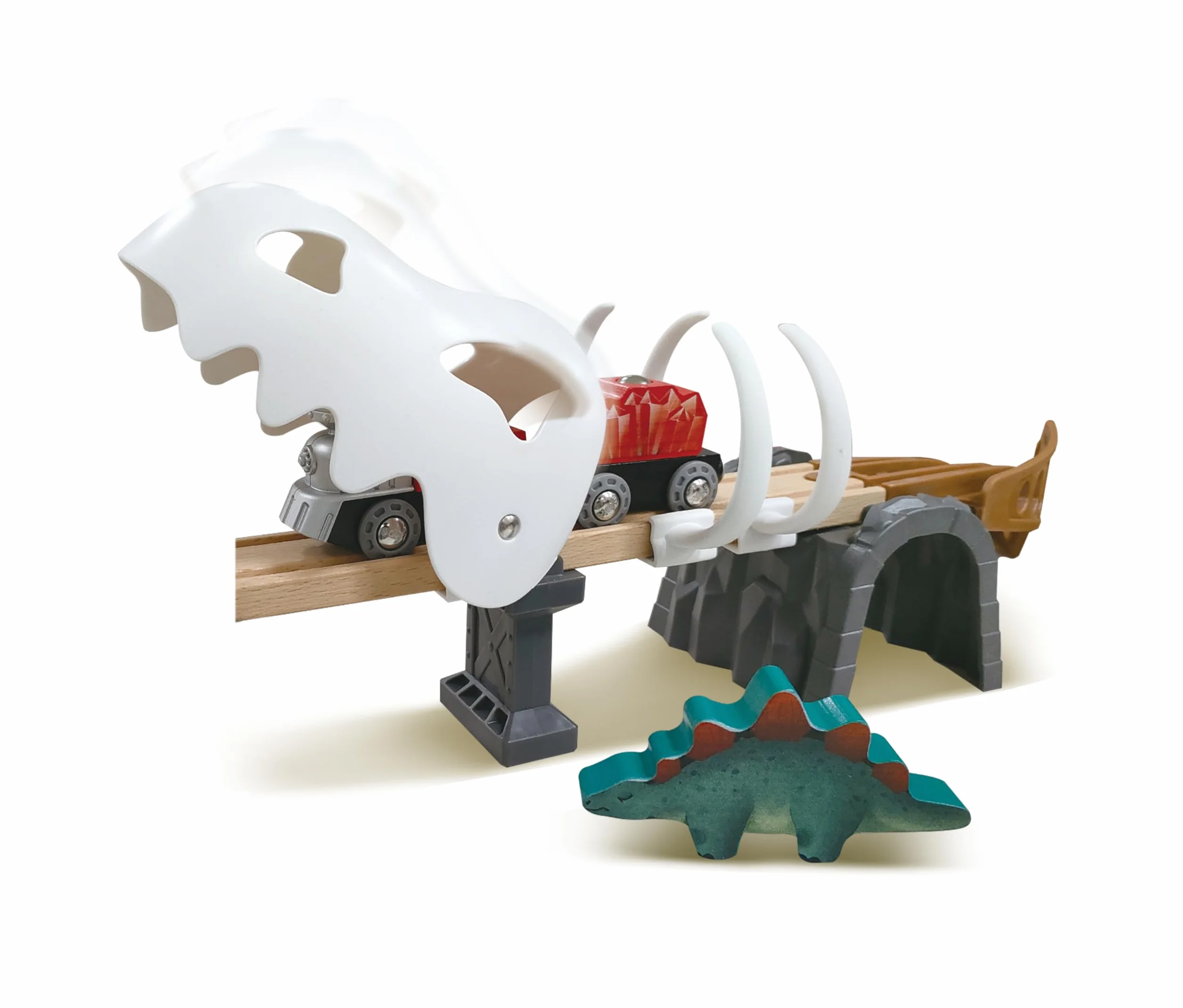 Hape Zestaw przygodowy kolejowy Dino