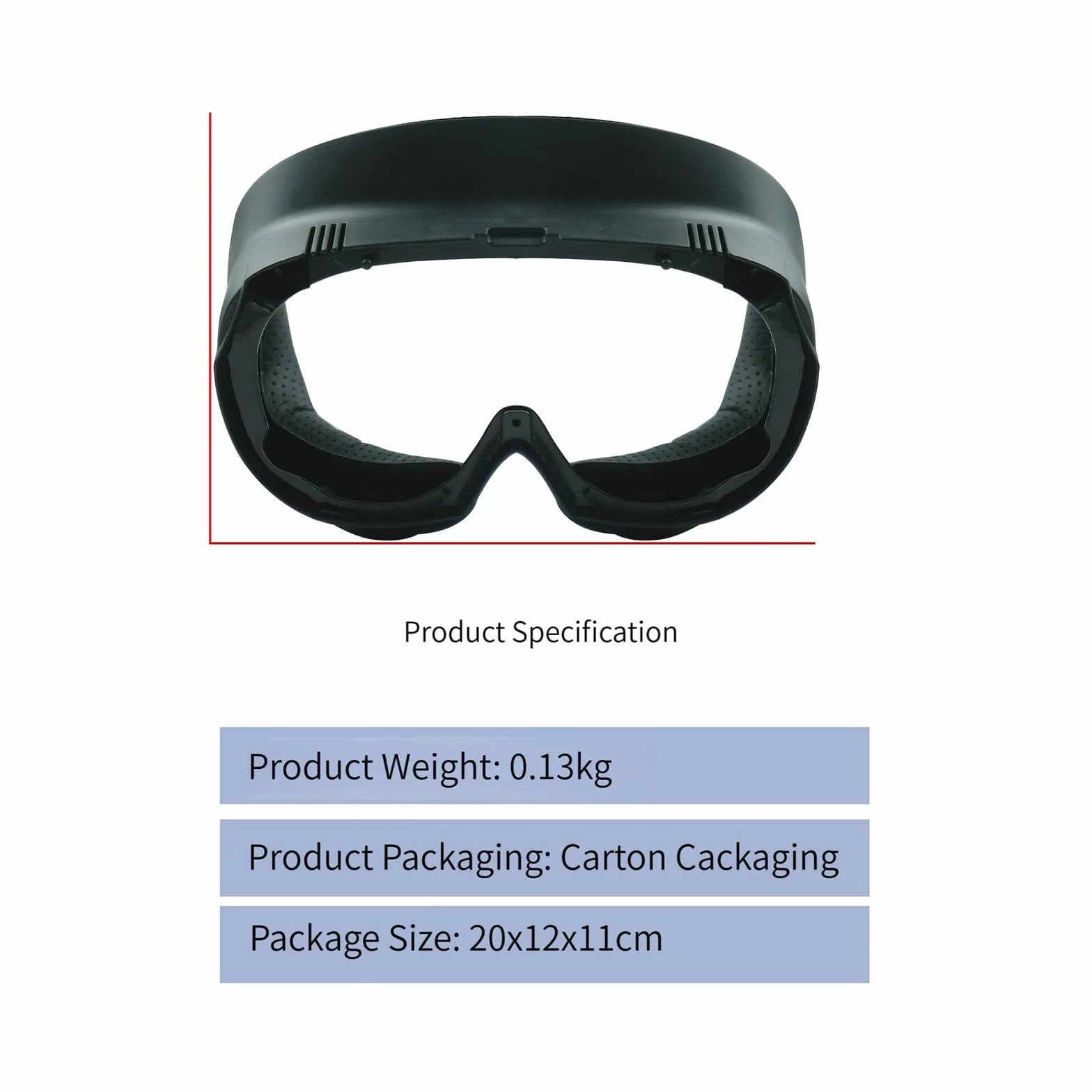 HUAYUWA Vr Face Pad Uchwyt interfejsu twarzy, odporny na pot, zamiennik poduszki z pianki PU, kompatybilny z akcesoriami PICO 4 VR