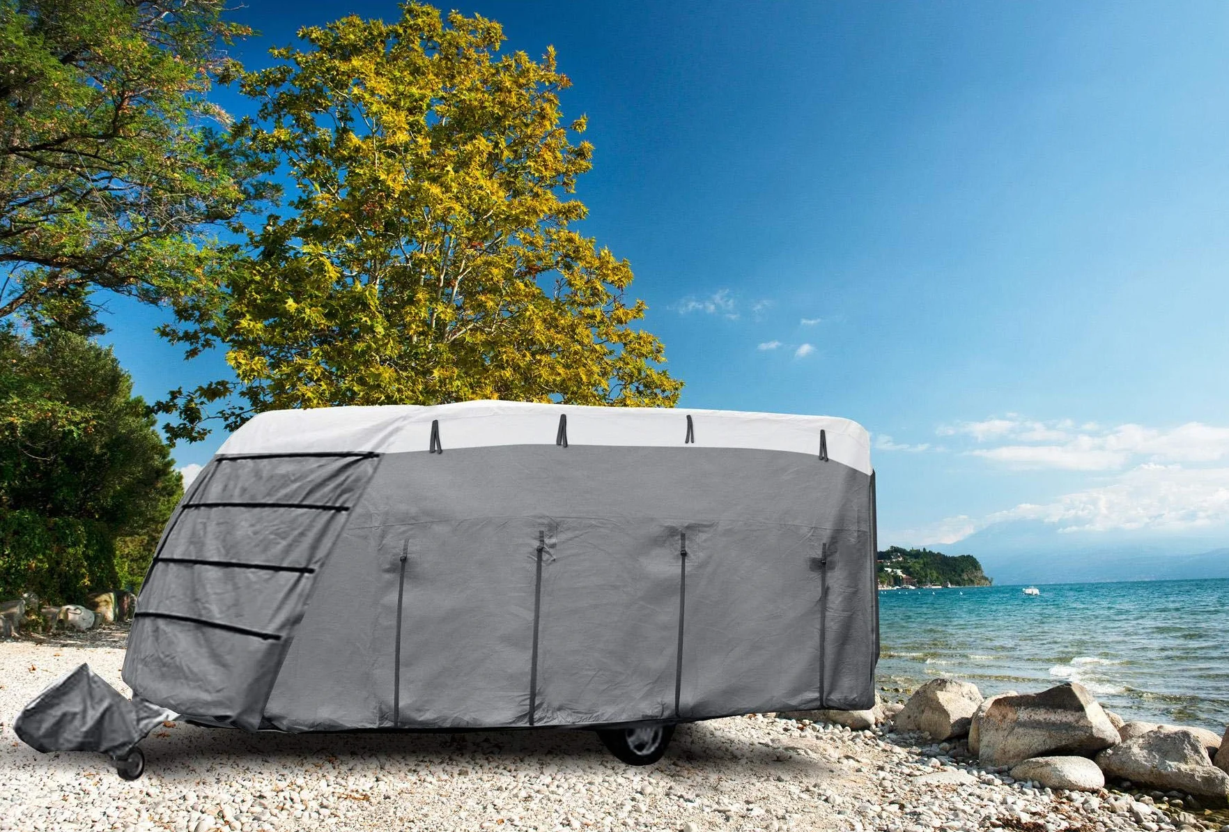 BRUNNER 7241500N pokrowiec ochronny Caravan Cover 12 m, 550-600 cm