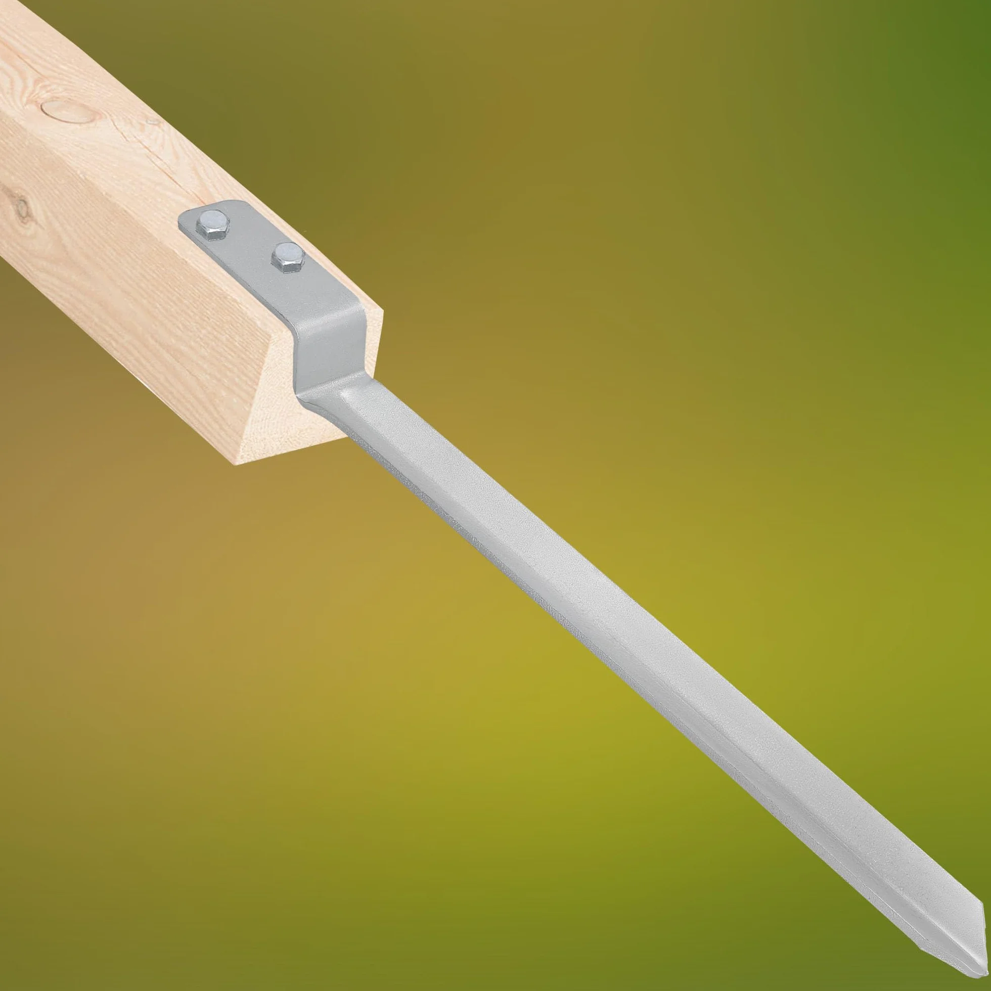 KOTARBAU® Podstawa Huśtawki - 50 CM - Kotwa Wbijana do Ziemi - Podstawa Słupa - Mocowanie Huśtawki - Zestaw 4 SZT