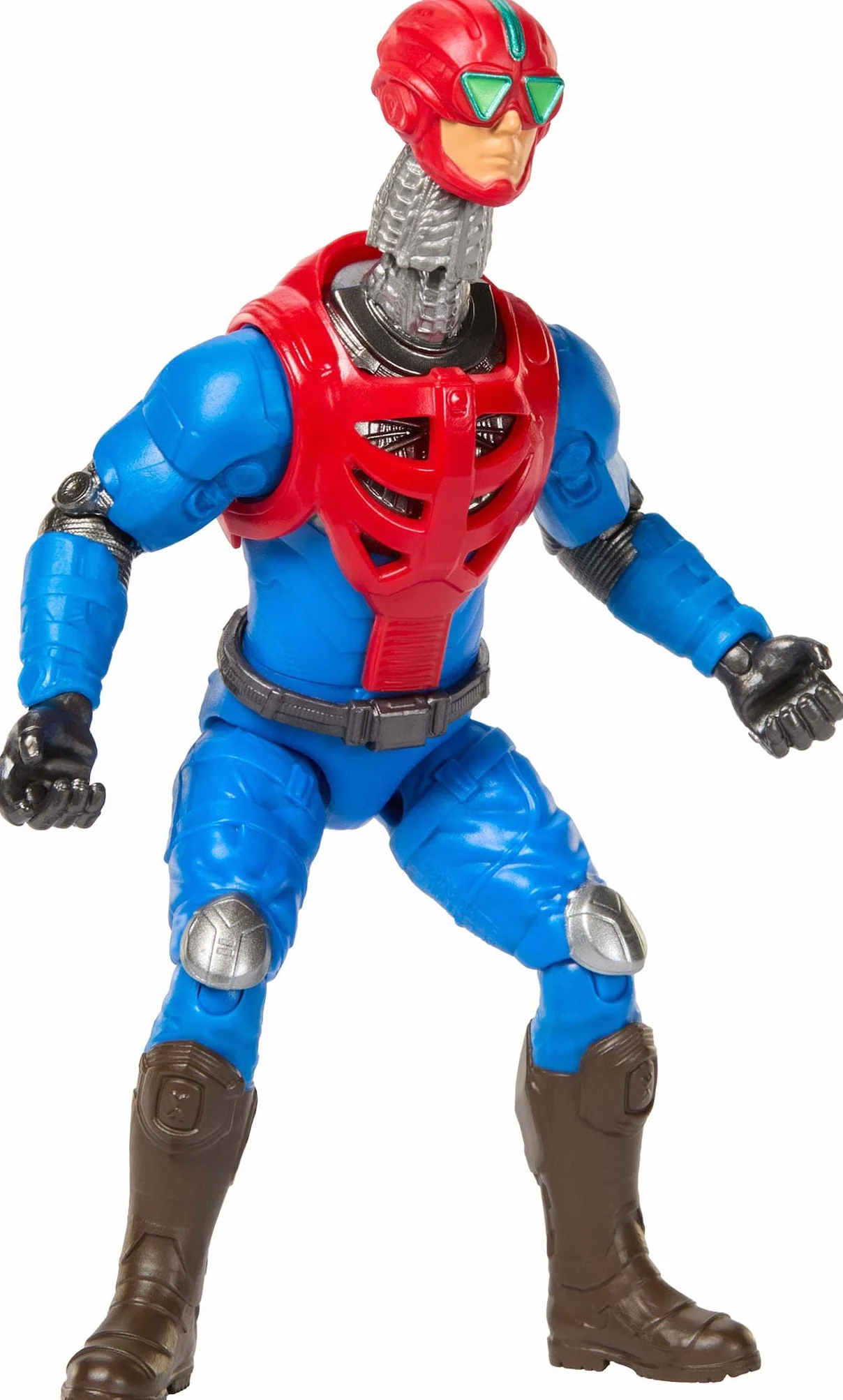 Masters of the Universe Władcy Wszechświata Film 2026 Mekaneck Figurka (ok. 14 cm w skali), bohaterski człowiek-peryskop, filmowy wygląd, 14 ruchomych punktów i blaster, zabawka dla dzieci 6+, JKH94