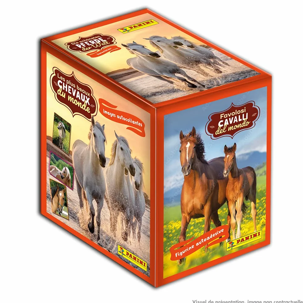 Panini konie 2023 Pudełko 36 kieszeni, 004626BOX36F