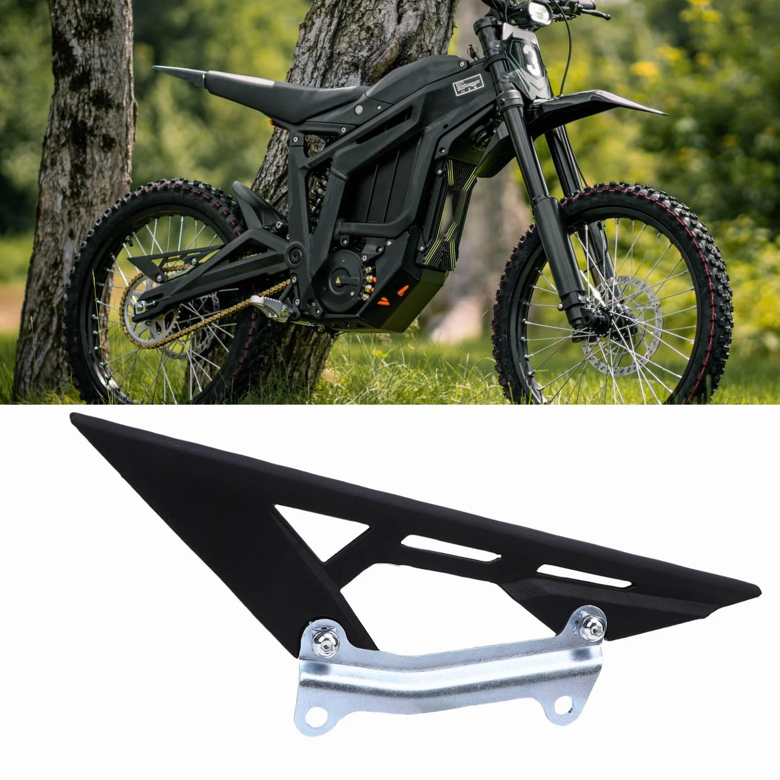 banapoy Osłona łańcucha Motocykla, żaroodporna, Wysoka wytrzymałość, Elektryczny łańcuch do Roweru Terenowego Osłona Zębatki Ochronnej dla Talaria Sting X3 MX3 MX4 MX5