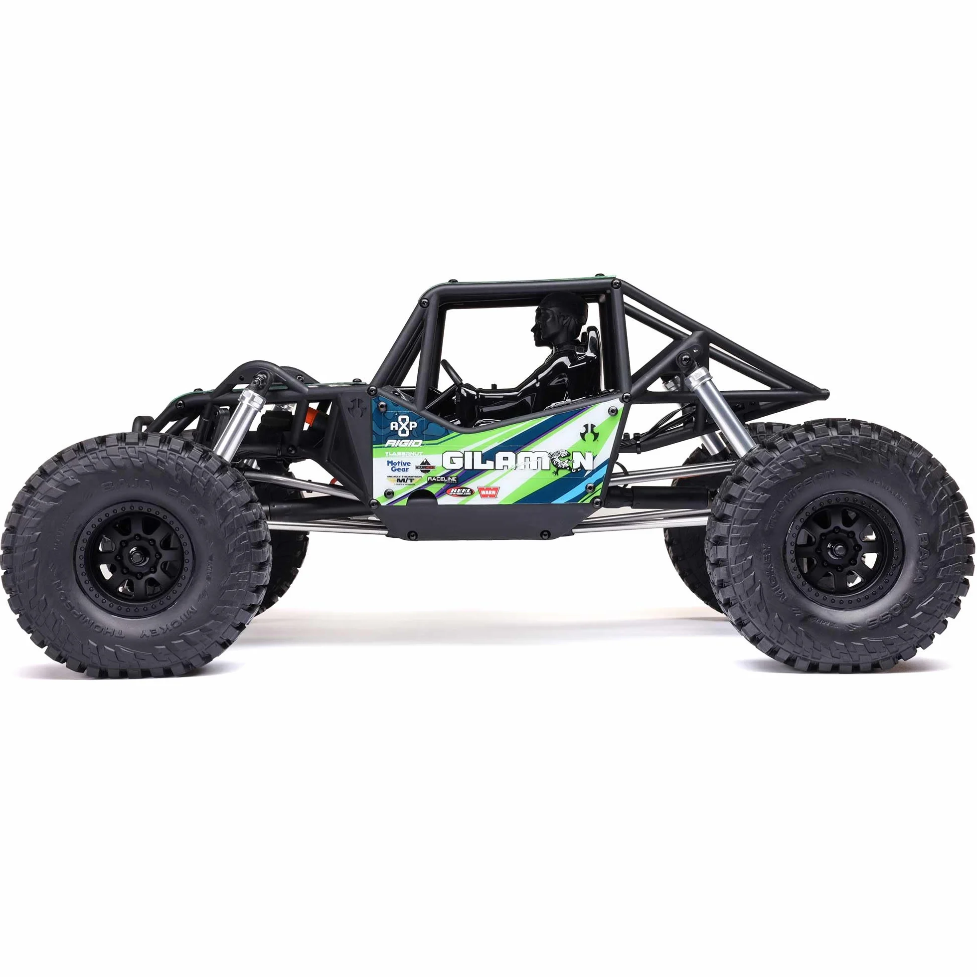 Axial 1:8 AXP8 Gilamon 2.2 4x4 Ready to Run Trail Buggy Rock Crawler, silnik szczotkowy, ASD, bez akumulatora i ładowarki, zielony