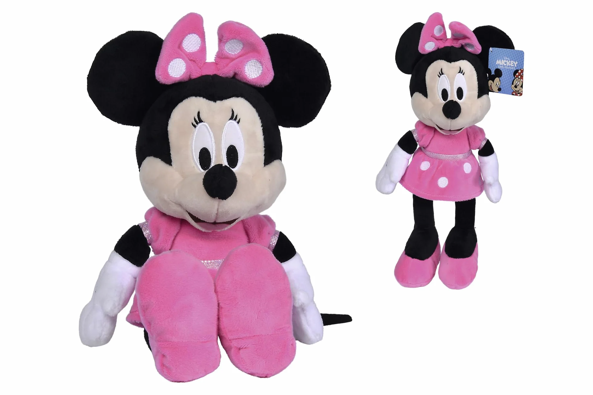 Simba Disney Maskotka pluszowa Minnie 35cm 6315870230 różowa