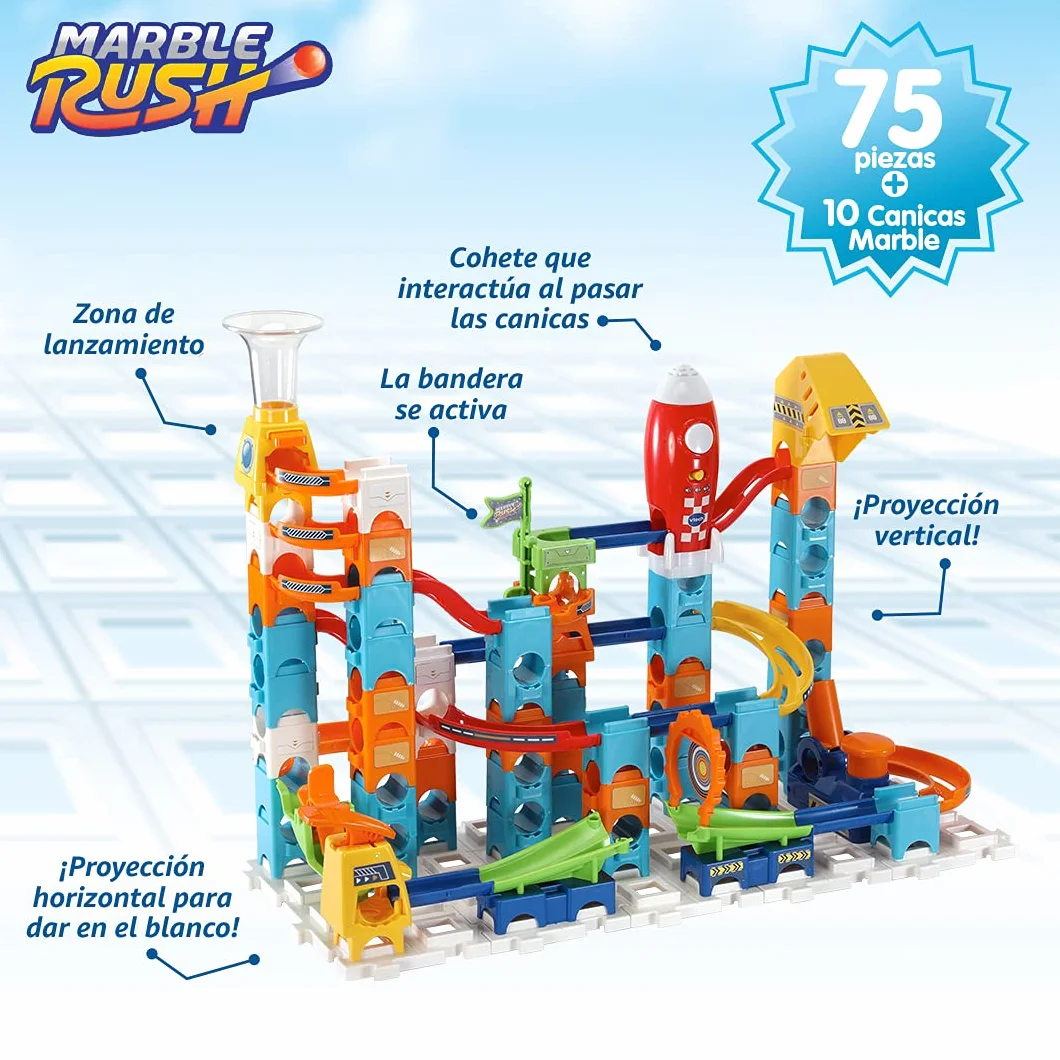 Vtech Marble Rush - Rocket Set M100 E Zabawka, Wielokolorowy, Od 4 lat
