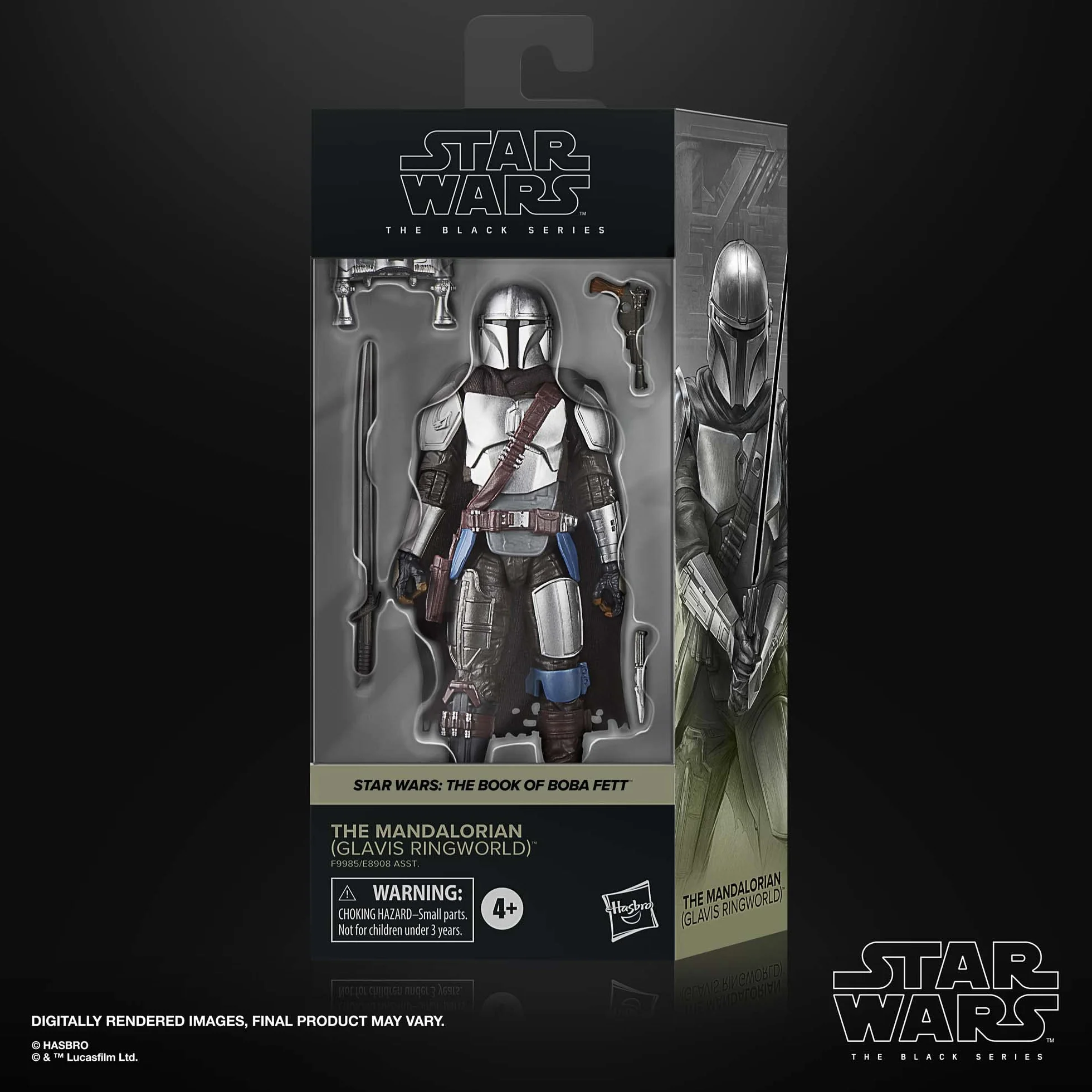 Mandalorianin (Glavis Ringworld) z kolekcji Star Wars The Black Series, 15-centymetrowe figurki z serialu Gwiezdne wojny: Księga Boby Fetta