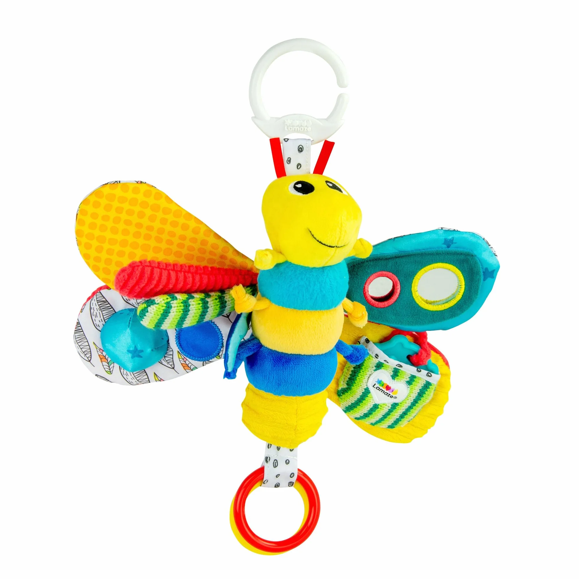 Lamaze L27024A Zabawka Sensoryczna, Wielokolorowy, 0-6 mies.