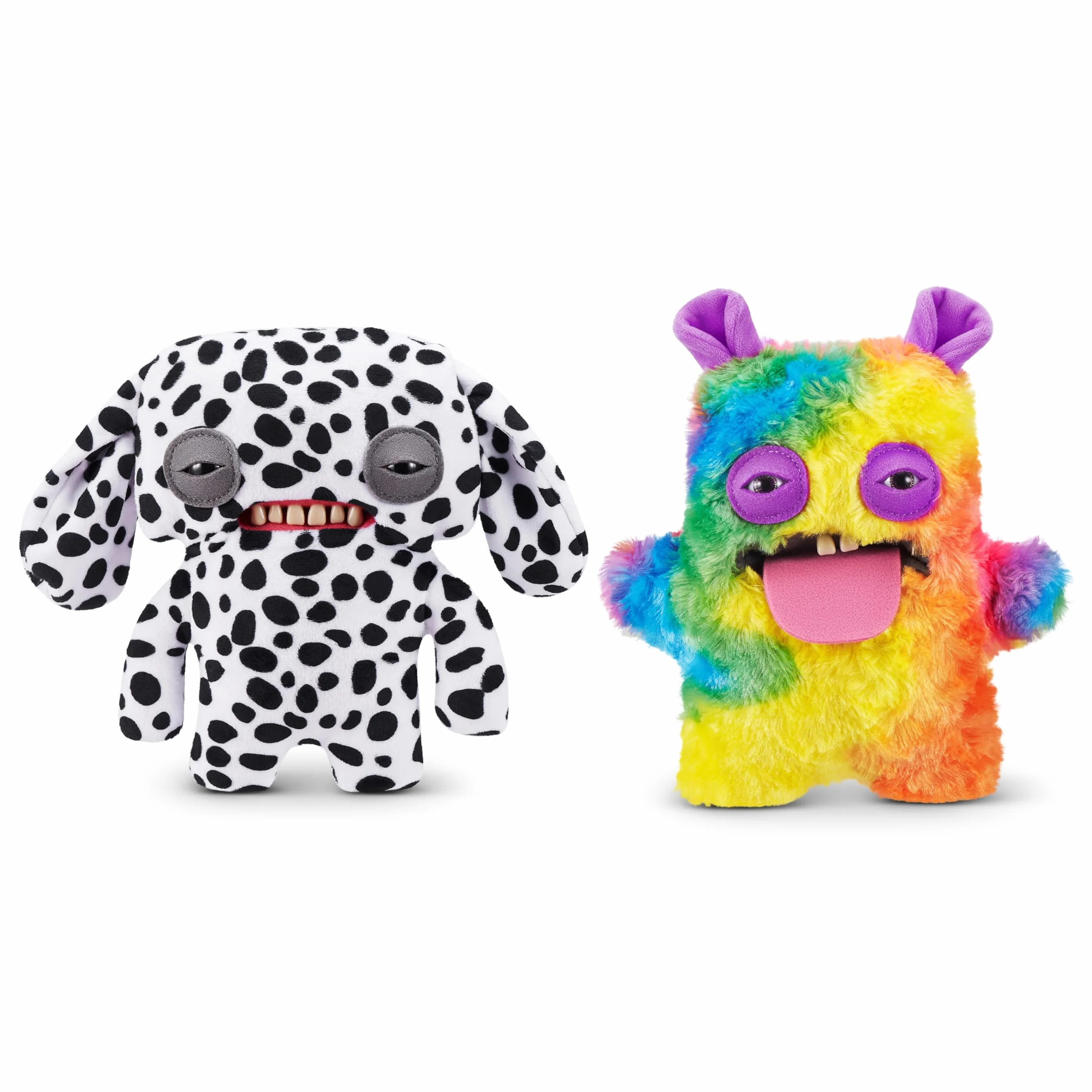 Fuggler -BUTT UGLY PETS 23 cm SERIA 1-PLUSH 2 PK(Annoyed Alien - Dalmatyńczyk i Oogah Boogah - Świnka morska)