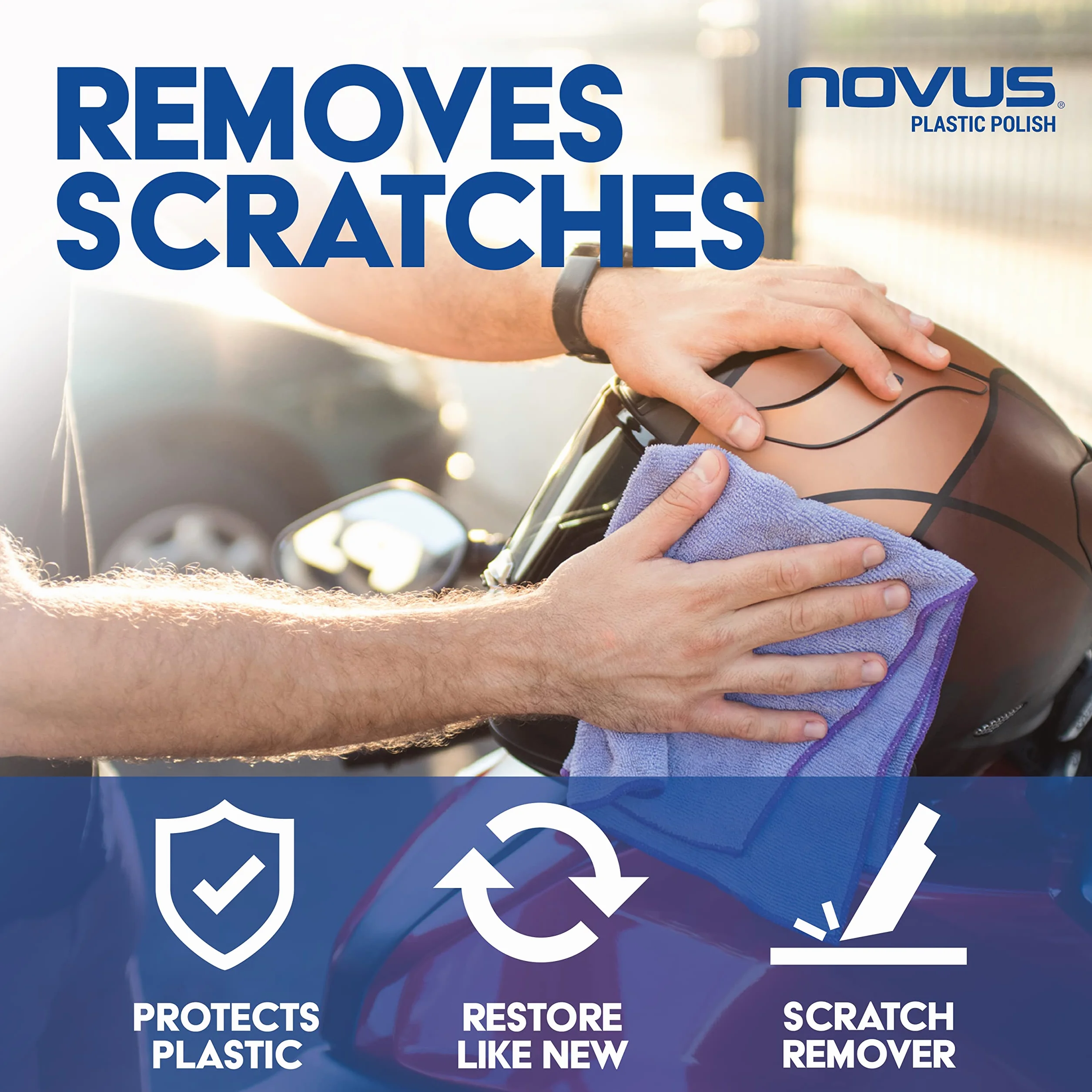 Novus Cienki 2 plastik – środek do usuwania zadrapań, 8 ml