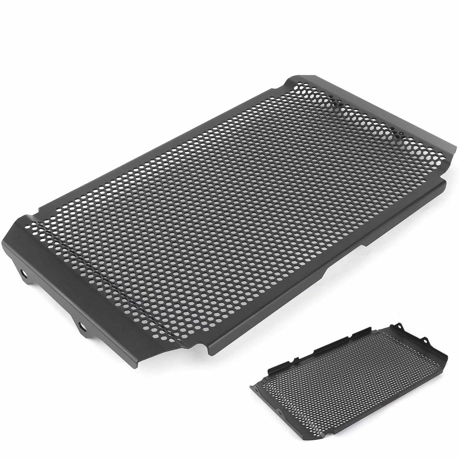 Aramox 900 osłona chłodnicy, osłona chłodnicy motocyklowej osłona osłona osłona ze stopu aluminium pasuje do XSR900 MT-09 FZ-09 900 GT czarna