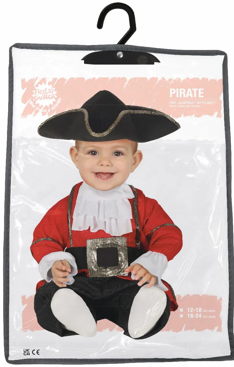 Kostium kapitan piratów dla niemowląt