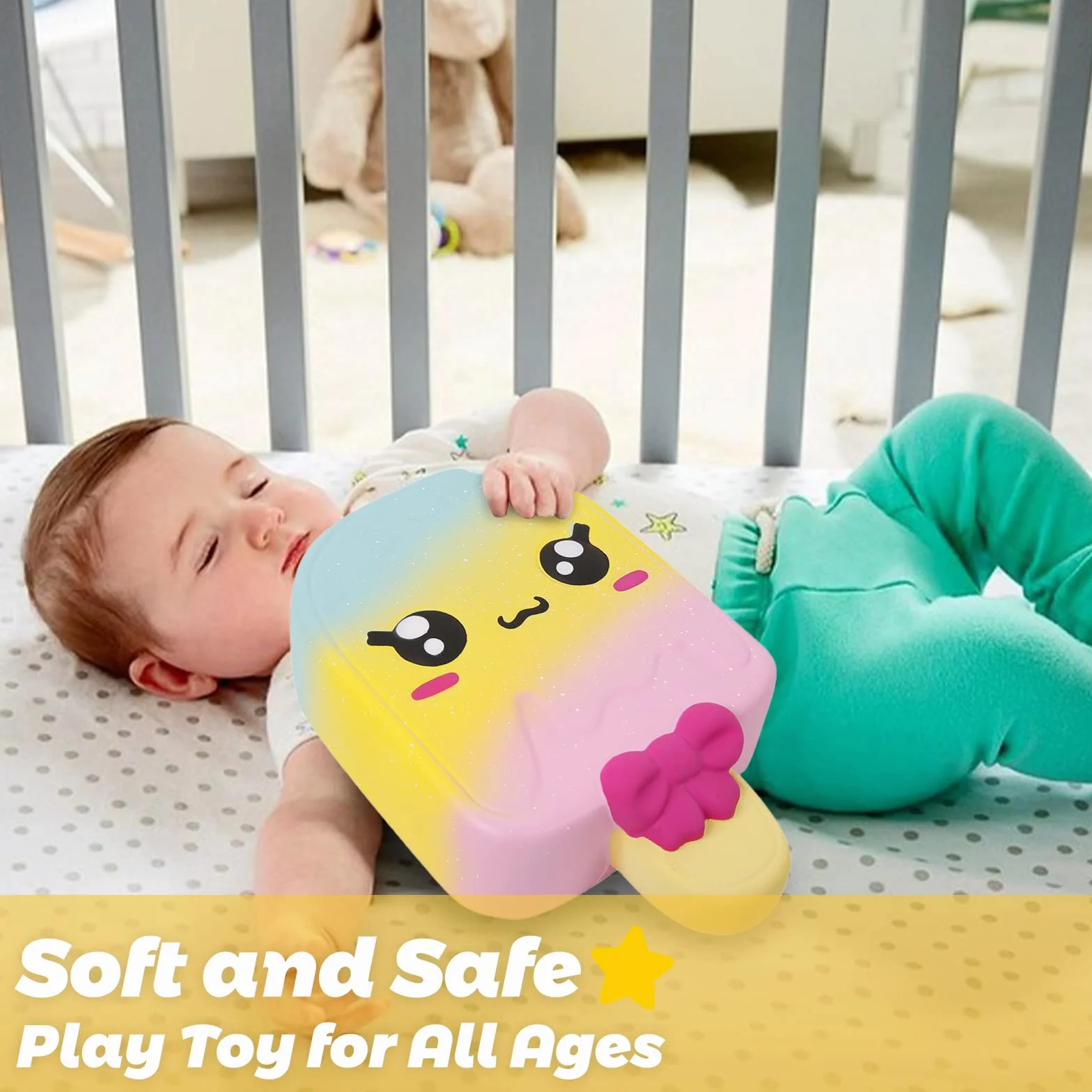 Anboor Squeeze Toys Lód na patyku Powolny wzrost Squishy Anti Stress Pachn?cy Kawaii Ulga w l?ku Du?a