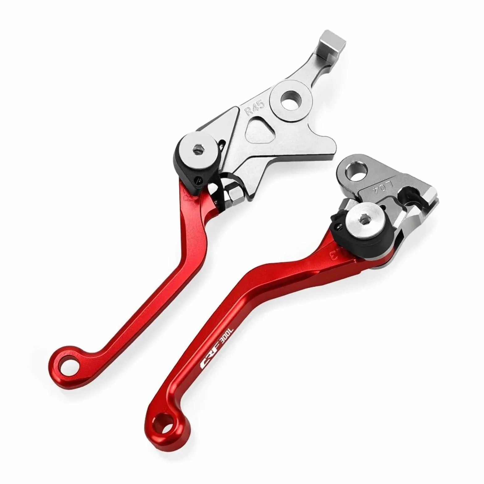 dźwignia sprzęgła hamulca motocykl Do HONDA CRF300L CRF 300L CRF300 L 2022 Motorcoss Accessories CNC Pit DirtBike Pivot Składane Dźwignie Hamulca I Sprzęgła uchwyt sprzęgła(A pair gray)