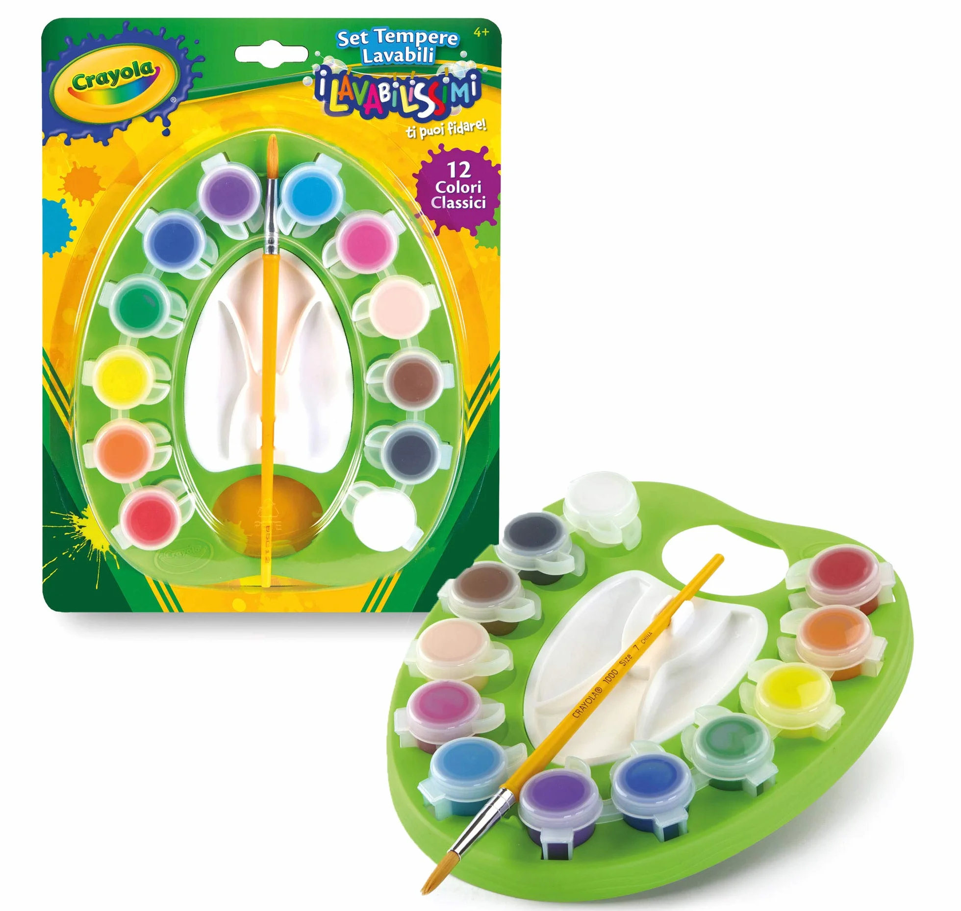 Crayola Lavabilissimi Farba, Wielokolorowy, 12 Sztuk