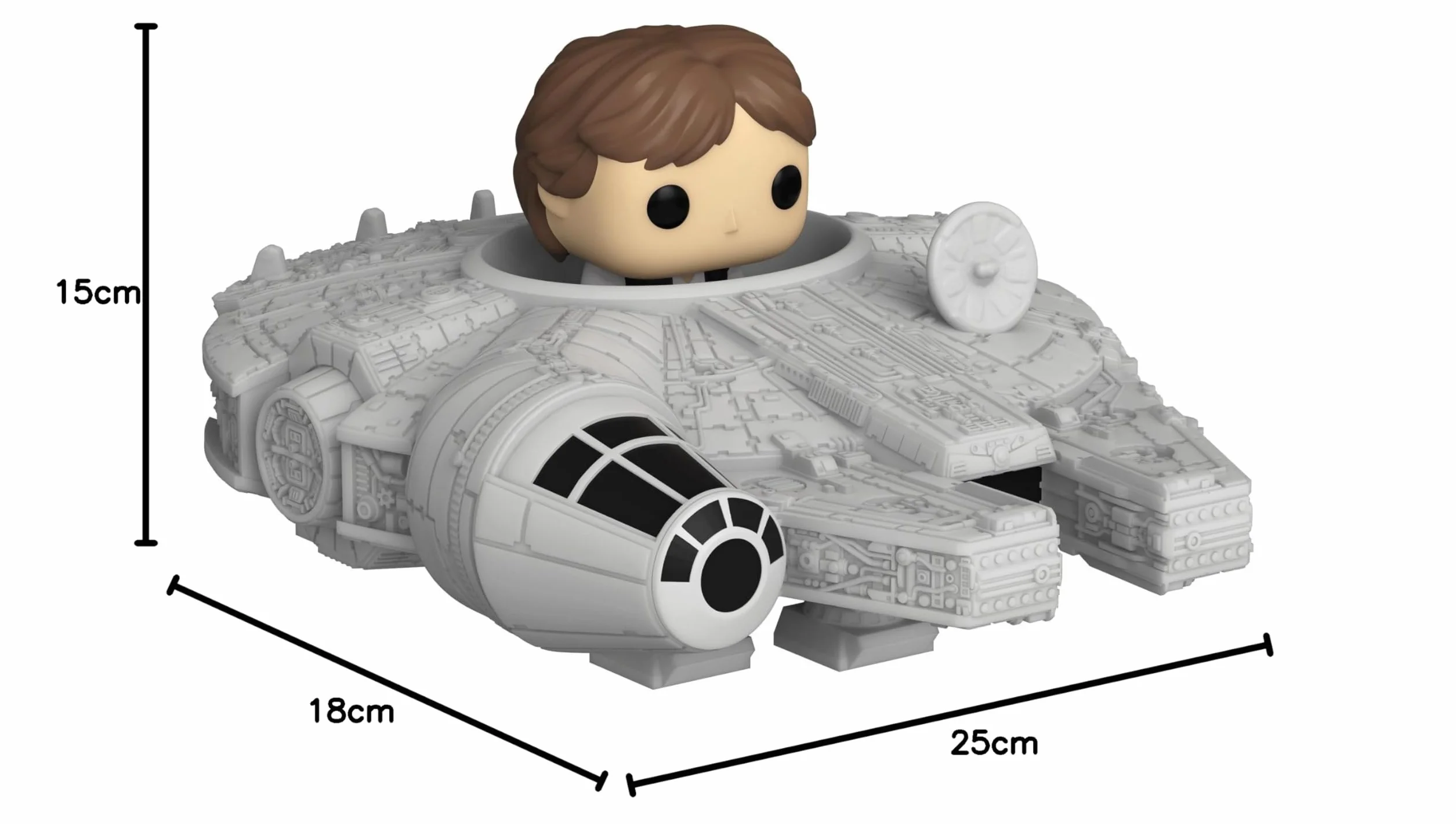 Funko Pop! Bitty Ride : Star Wars - Han Solo z Sokołem Millenium