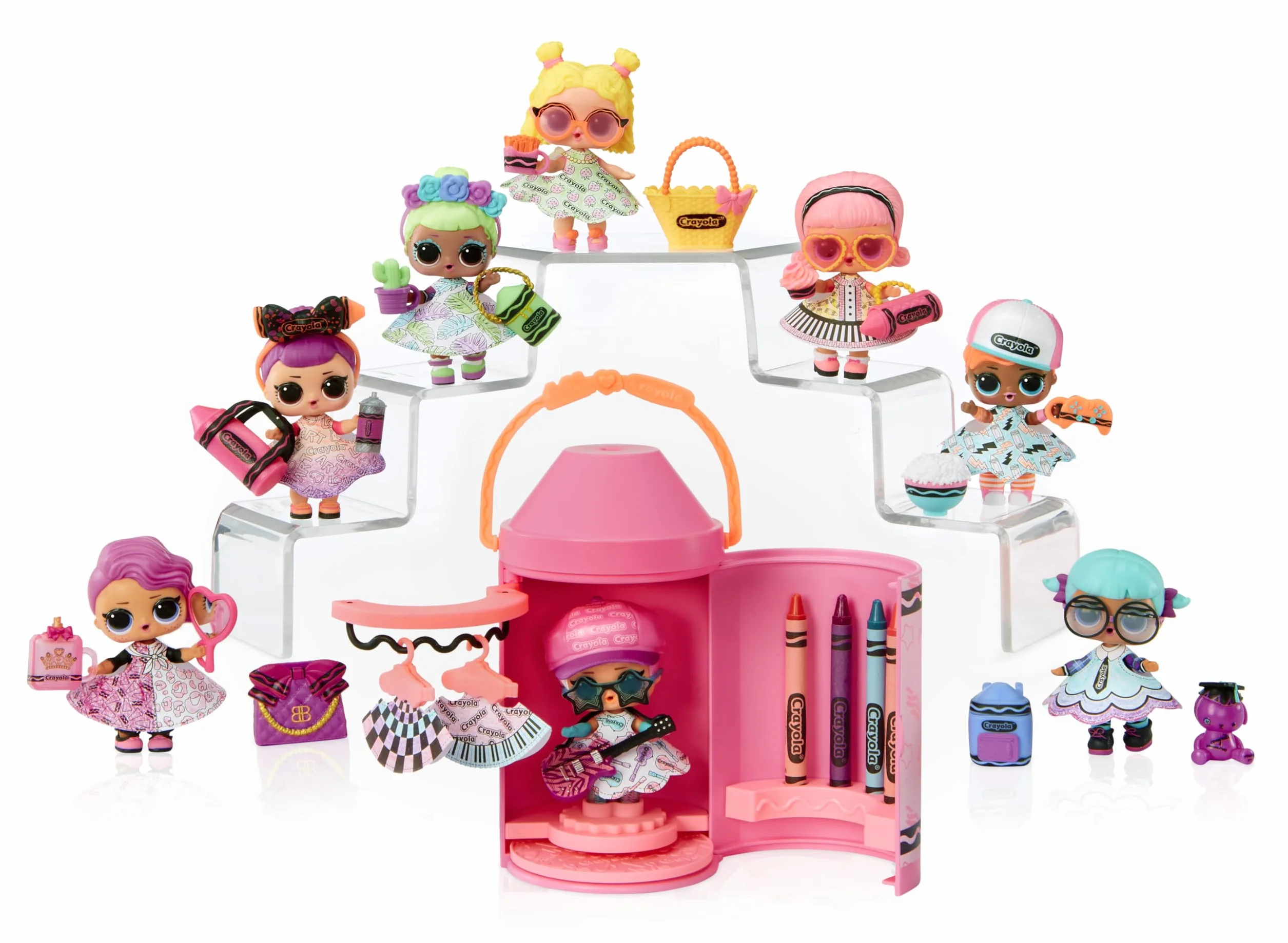 L.O.L. Surprise! Colour Me Studio Crayola Zabawka, Wielokolorowy, Od 3 Lat