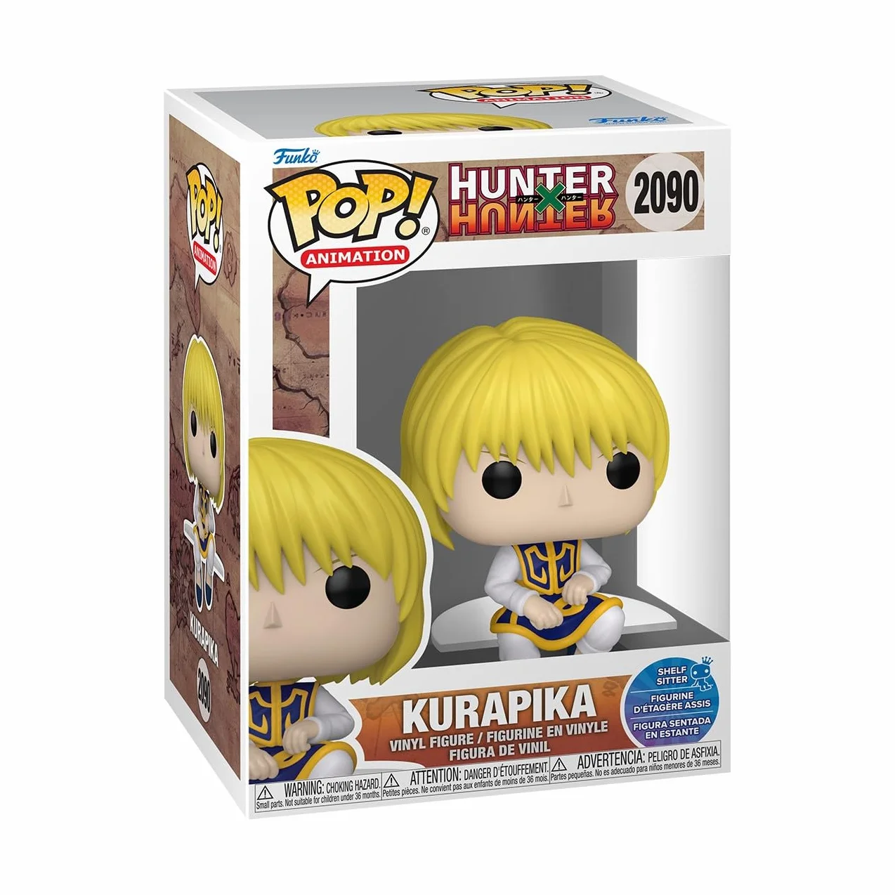 Funko Pop! Animacja: Hunter X Hunter - Kurapika (siedząca) - kolekcjonerska figurka winylowa - pomysł na prezent - oficjalny towar - zabawki dla dzieci i dorosłych - fani anime - modelka dla