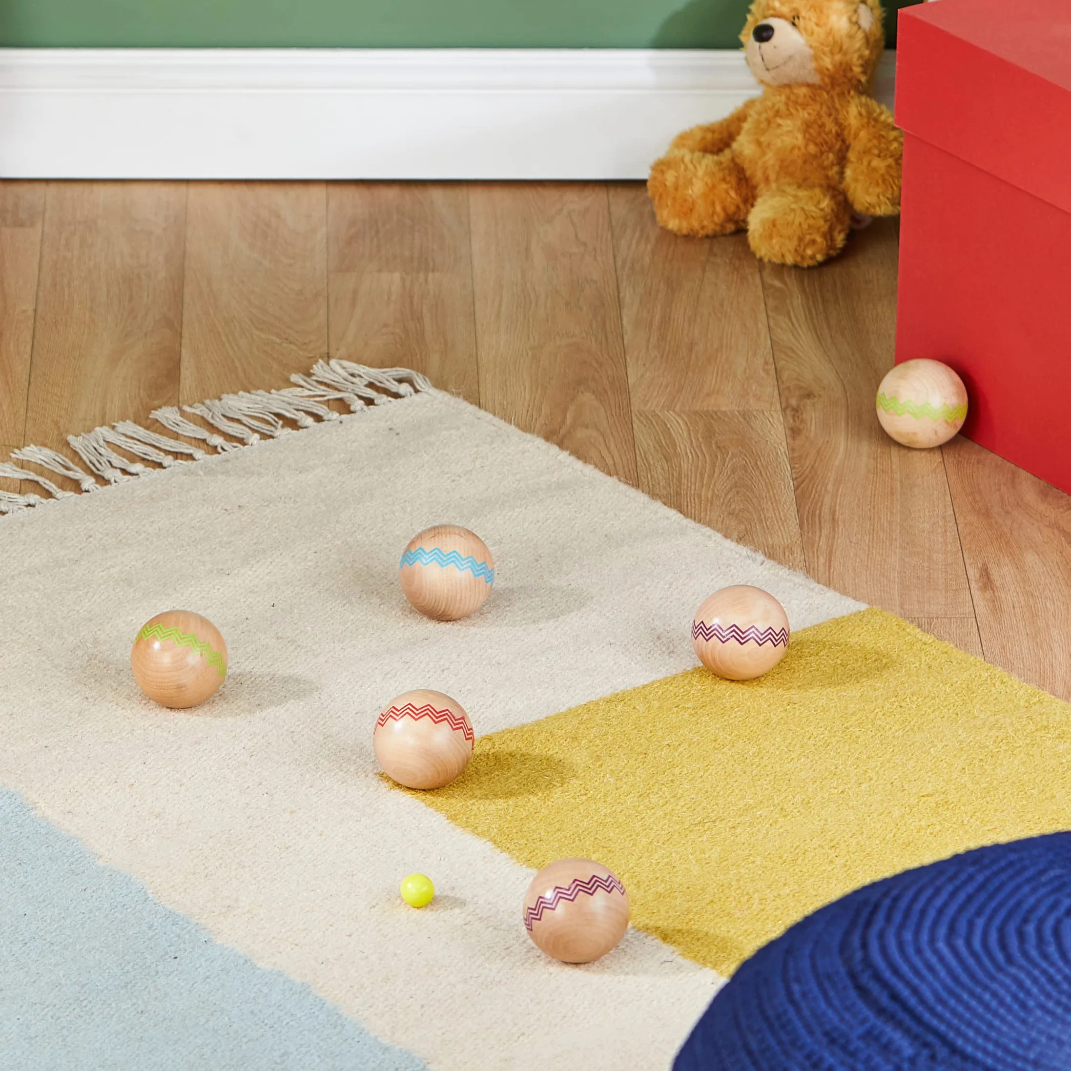 small foot Boule "Active" ze 100% drewna z certyfikatem FSC®, outdoorowa zabawa rodzinna, od 5 lat, 12029